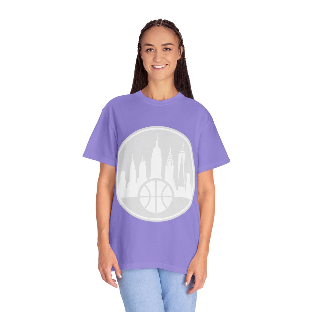 City Skyline Basketball T-Shirt — Urban Basketball Graphic Tee
