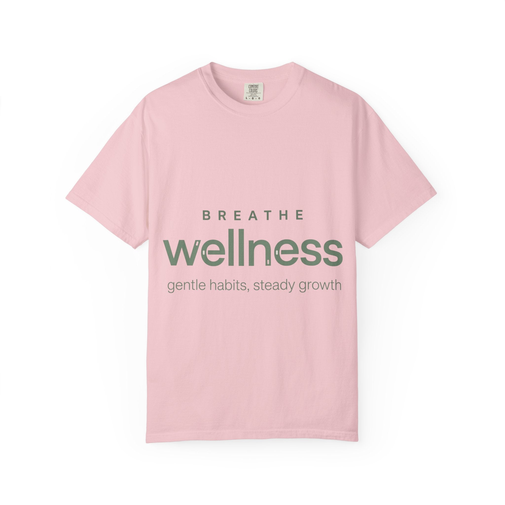 Wellness Breath T-Shirt — "Breathe Wellness" Mindful Graphic Tee