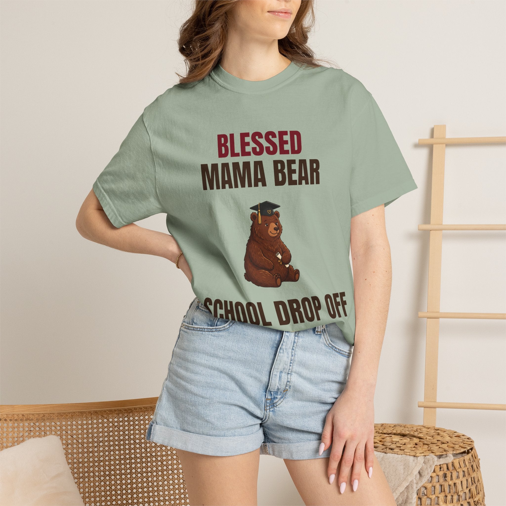 Mama Bear "School Drop Off Survivor" T-Shirt