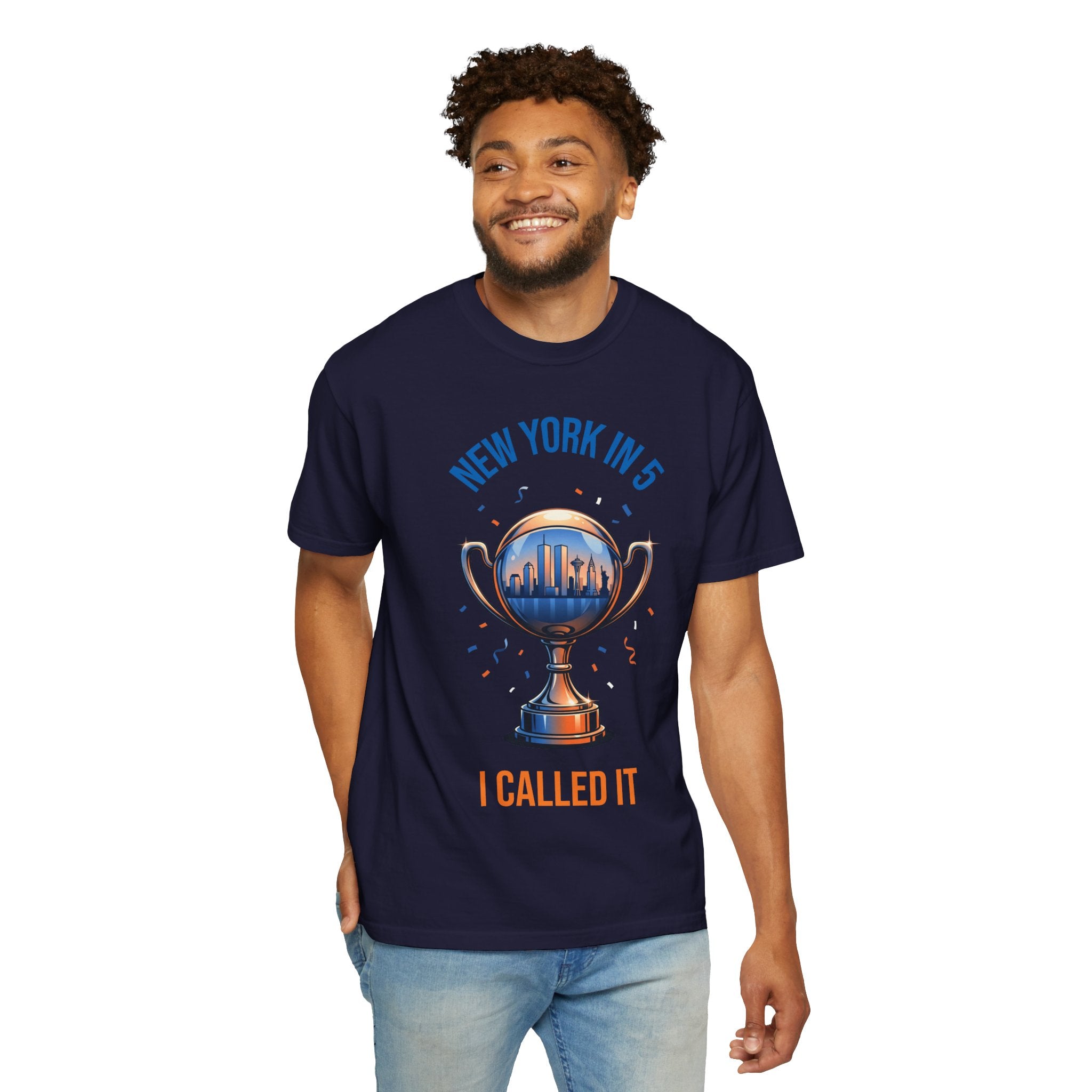 T‑Shirt — “New York in 5, I Called It” Trophy Graphic