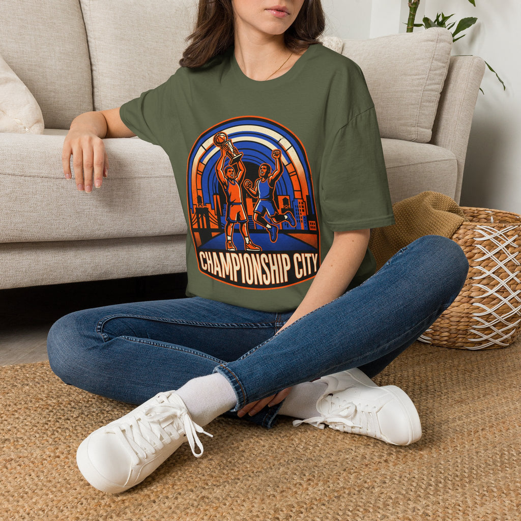 Championship City Basketball T-Shirt — Retro Winners Hoop Tee
