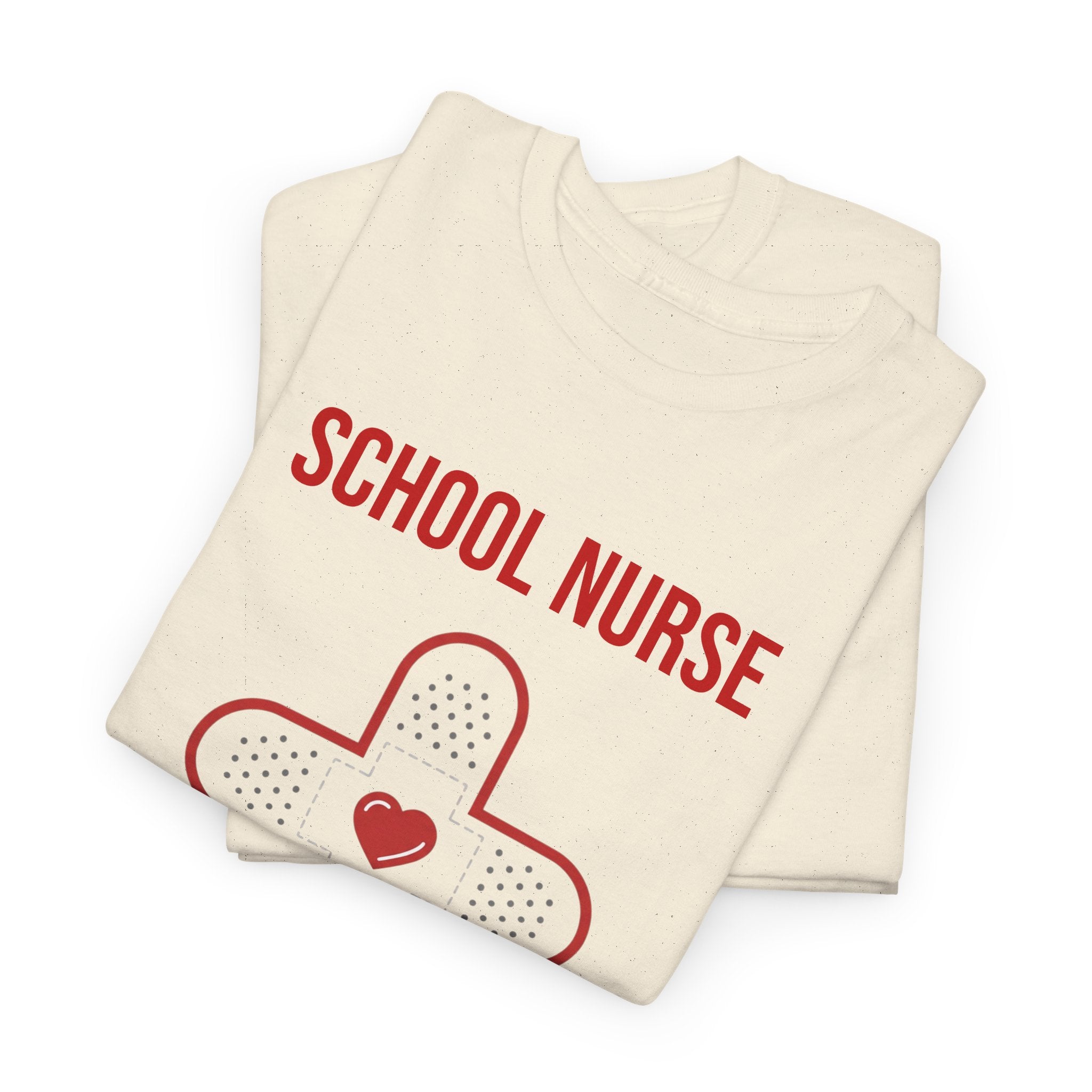 School Nurse T-Shirt – “Band Aid Queen of This School” Cotton Tee