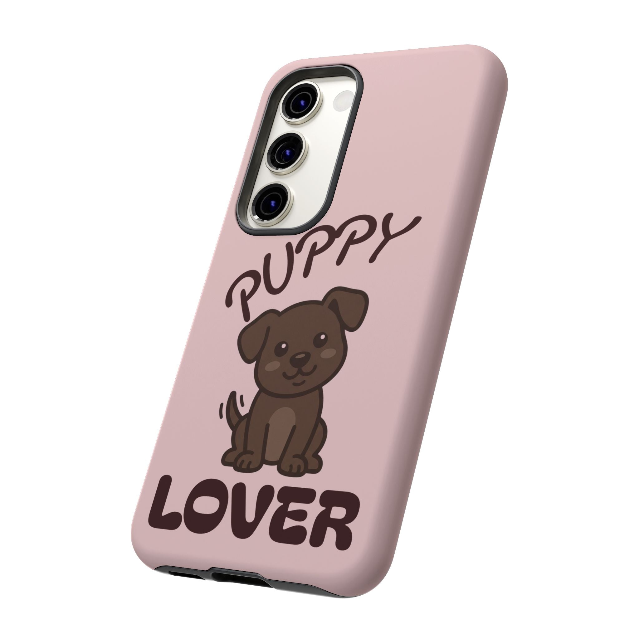 Puppy Lover Phone Case — Cute Brown Puppy Tough Phone Cover