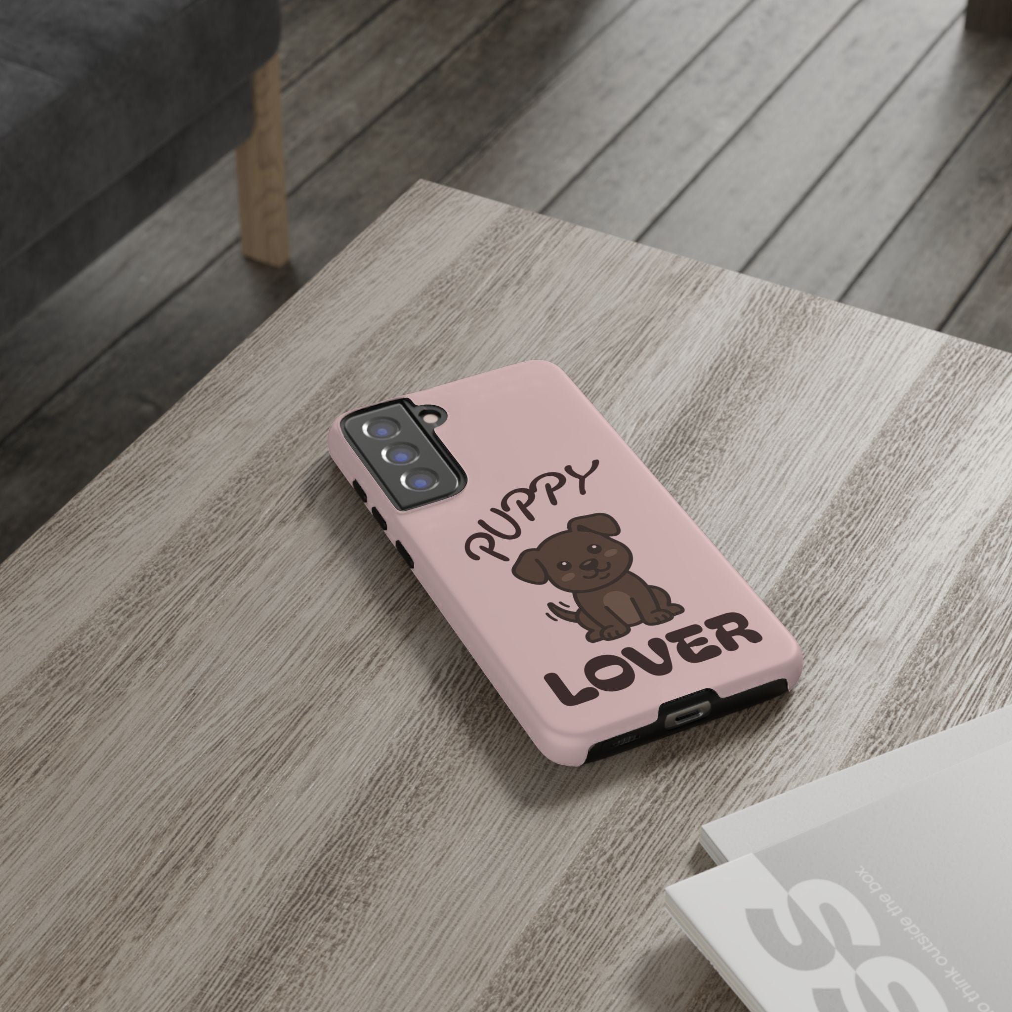 Puppy Lover Phone Case — Cute Brown Puppy Tough Phone Cover