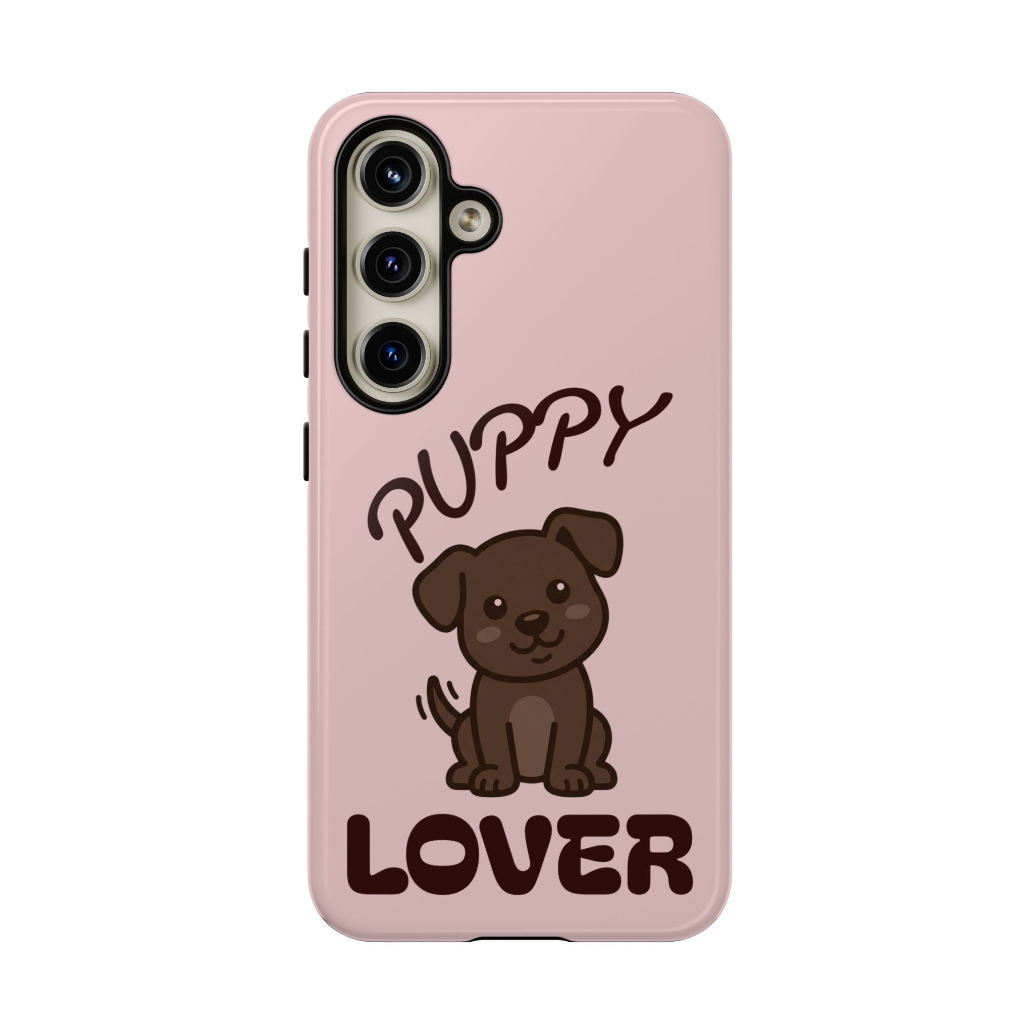 Puppy Lover Phone Case — Cute Brown Puppy Tough Phone Cover