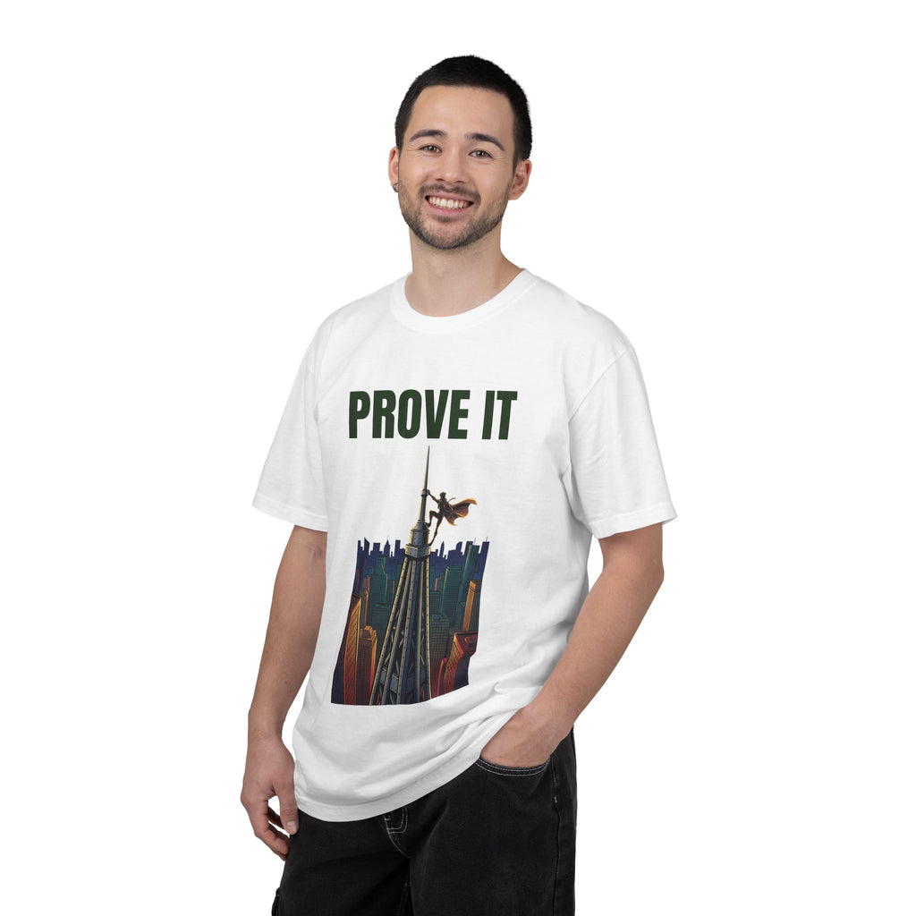 Prove It T‑Shirt — Parkour Rooftop Silhouette Graphic Tee