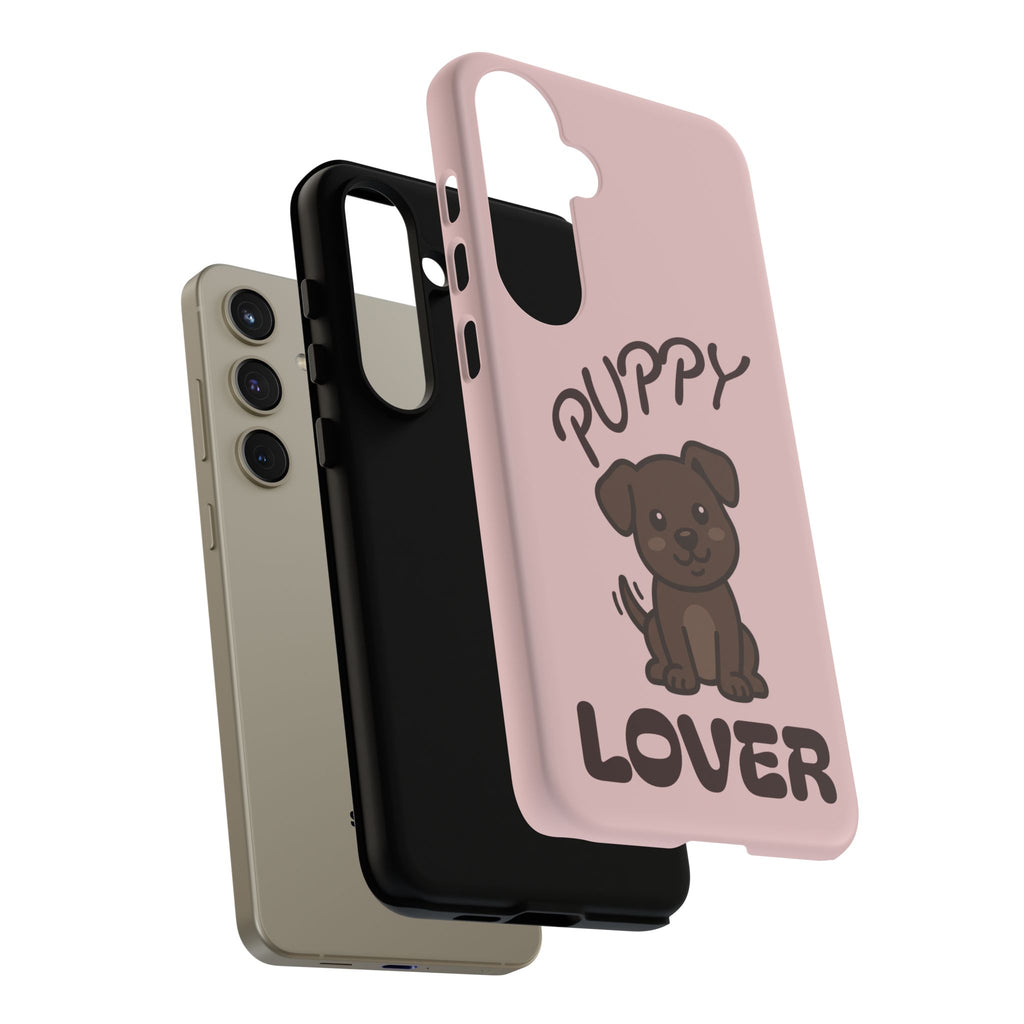 Puppy Lover Phone Case — Cute Brown Puppy Tough Phone Cover