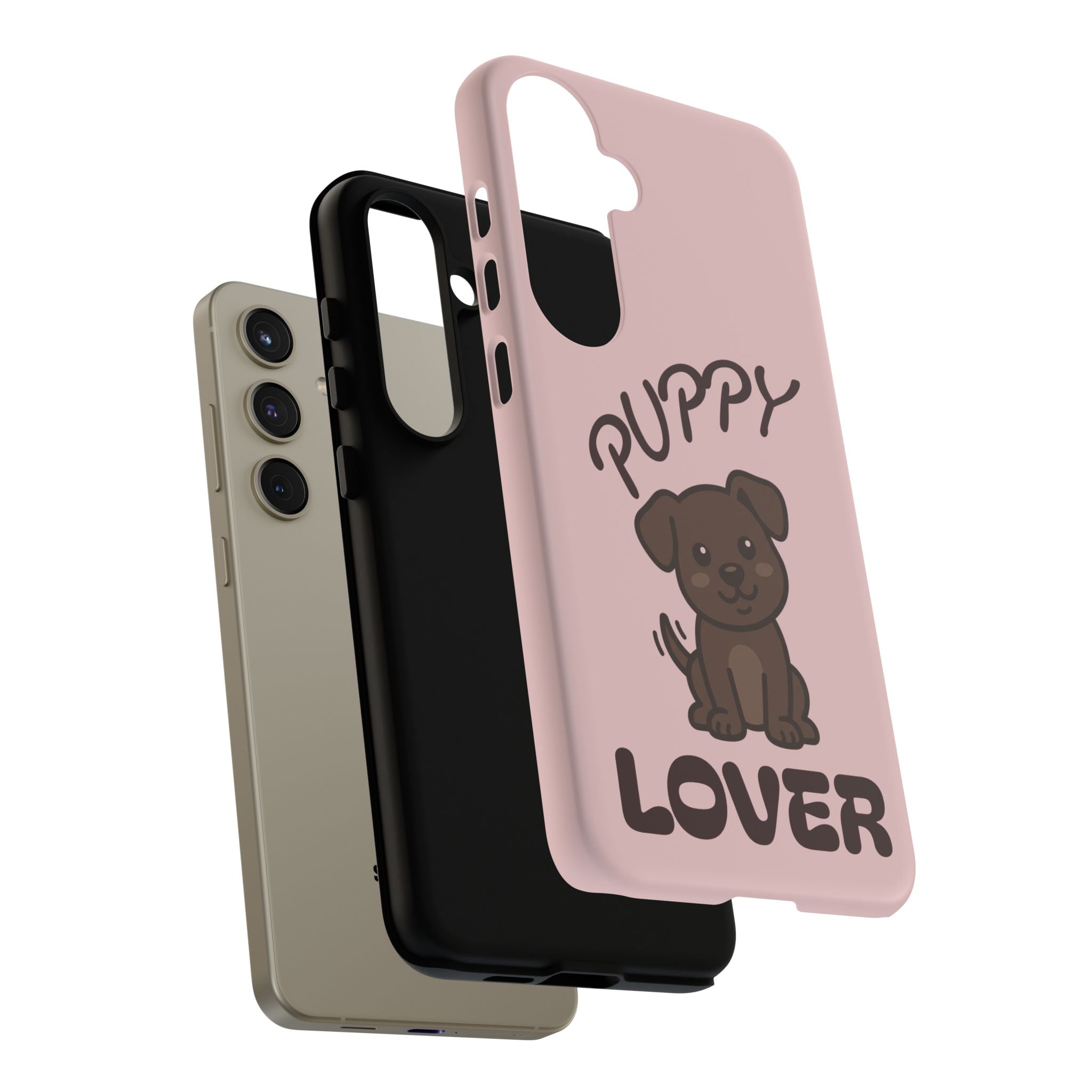 Puppy Lover Phone Case — Cute Brown Puppy Tough Phone Cover