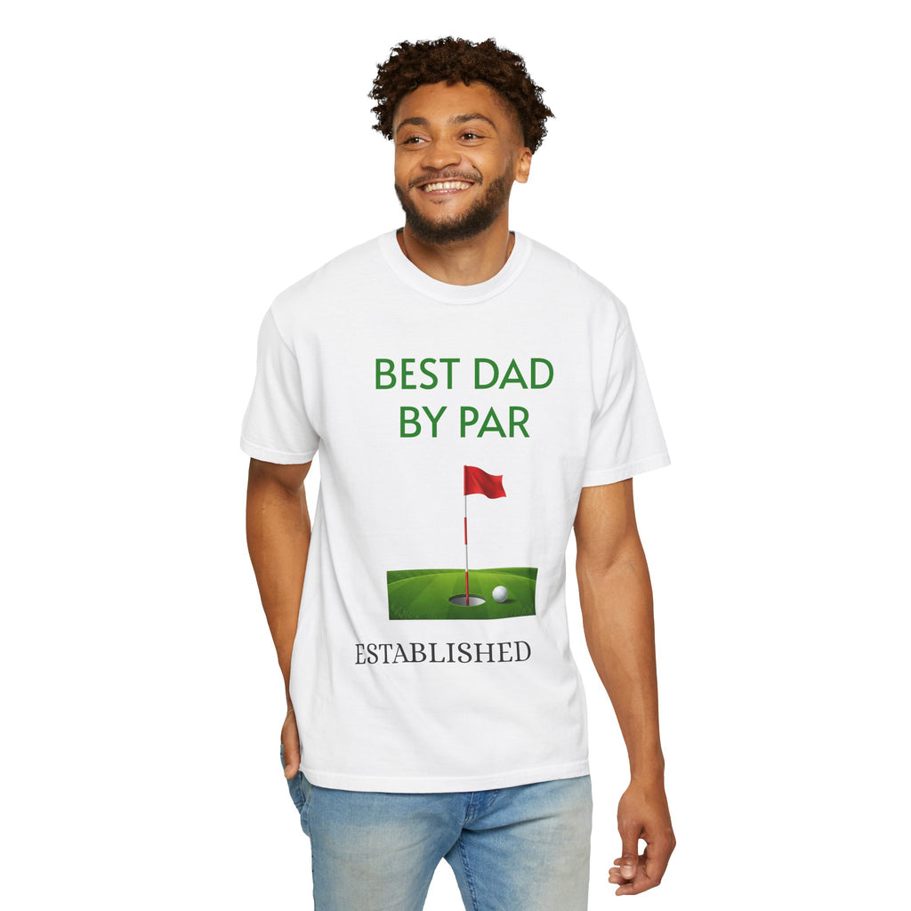 Best Dad By Par Golf T-Shirt — Funny Golfing Father's Day Gift Tee