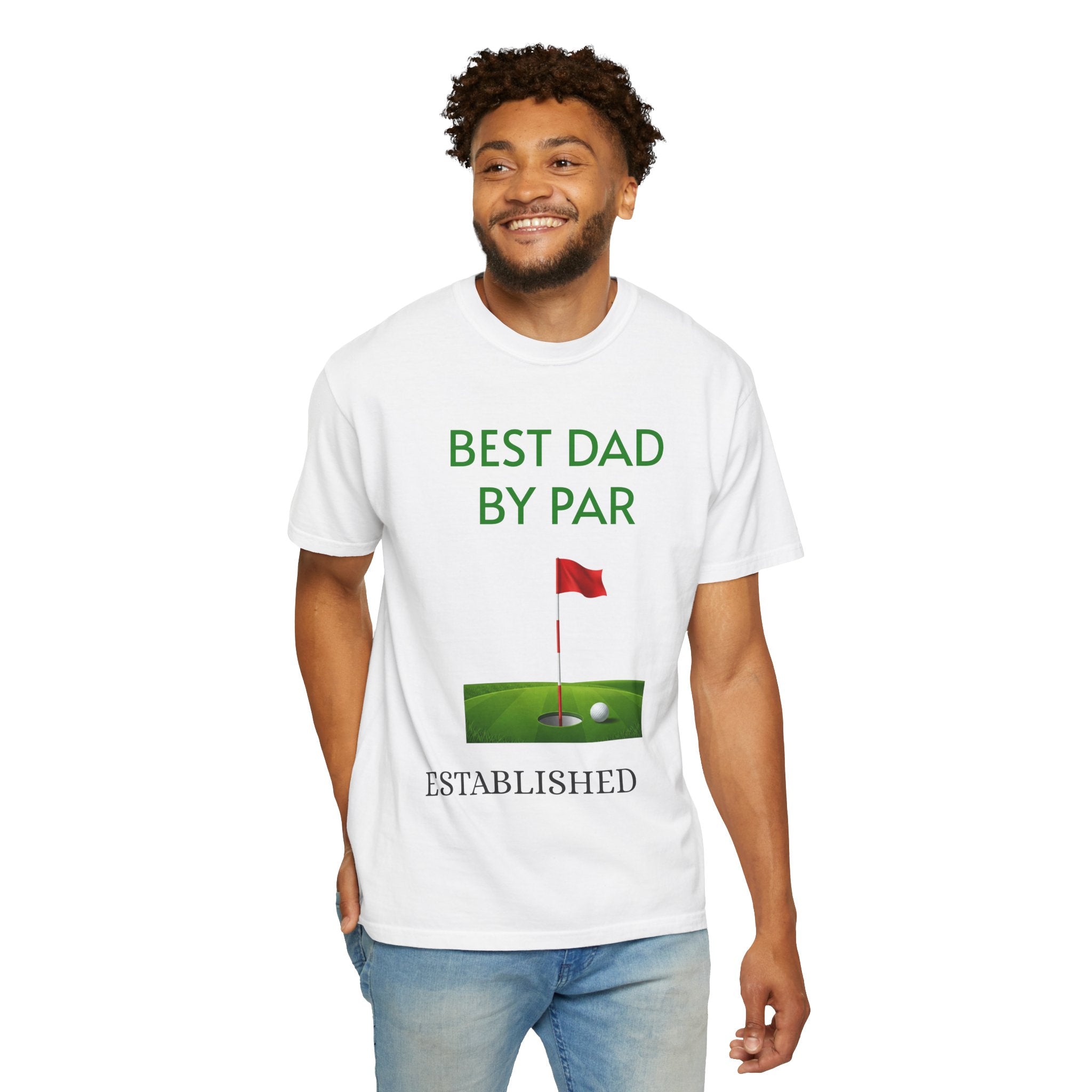 Best Dad By Par Golf T-Shirt — Funny Golfing Father's Day Gift Tee