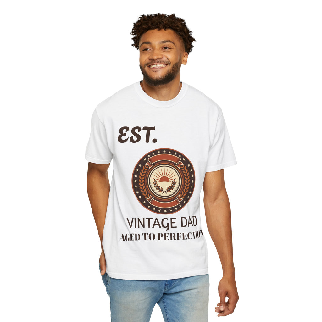 Vintage Dad Est. Year T-Shirt — Retro Father's Day Gift Aged To Perfection Tee