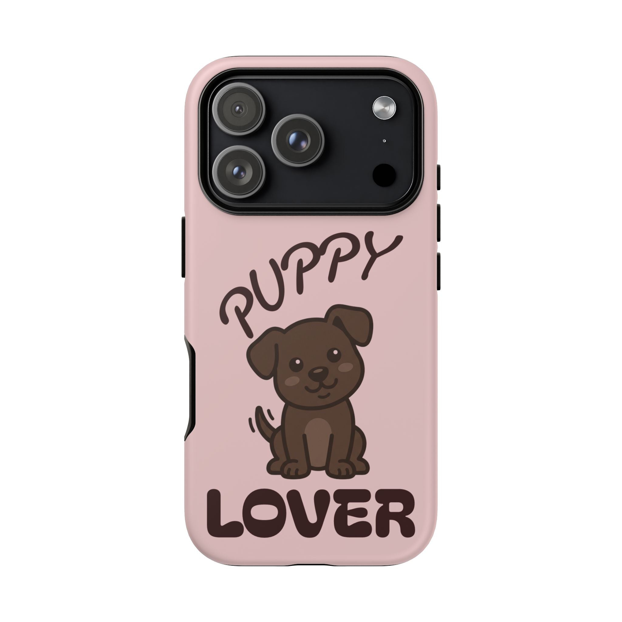 Puppy Lover Phone Case — Cute Brown Puppy Tough Phone Cover