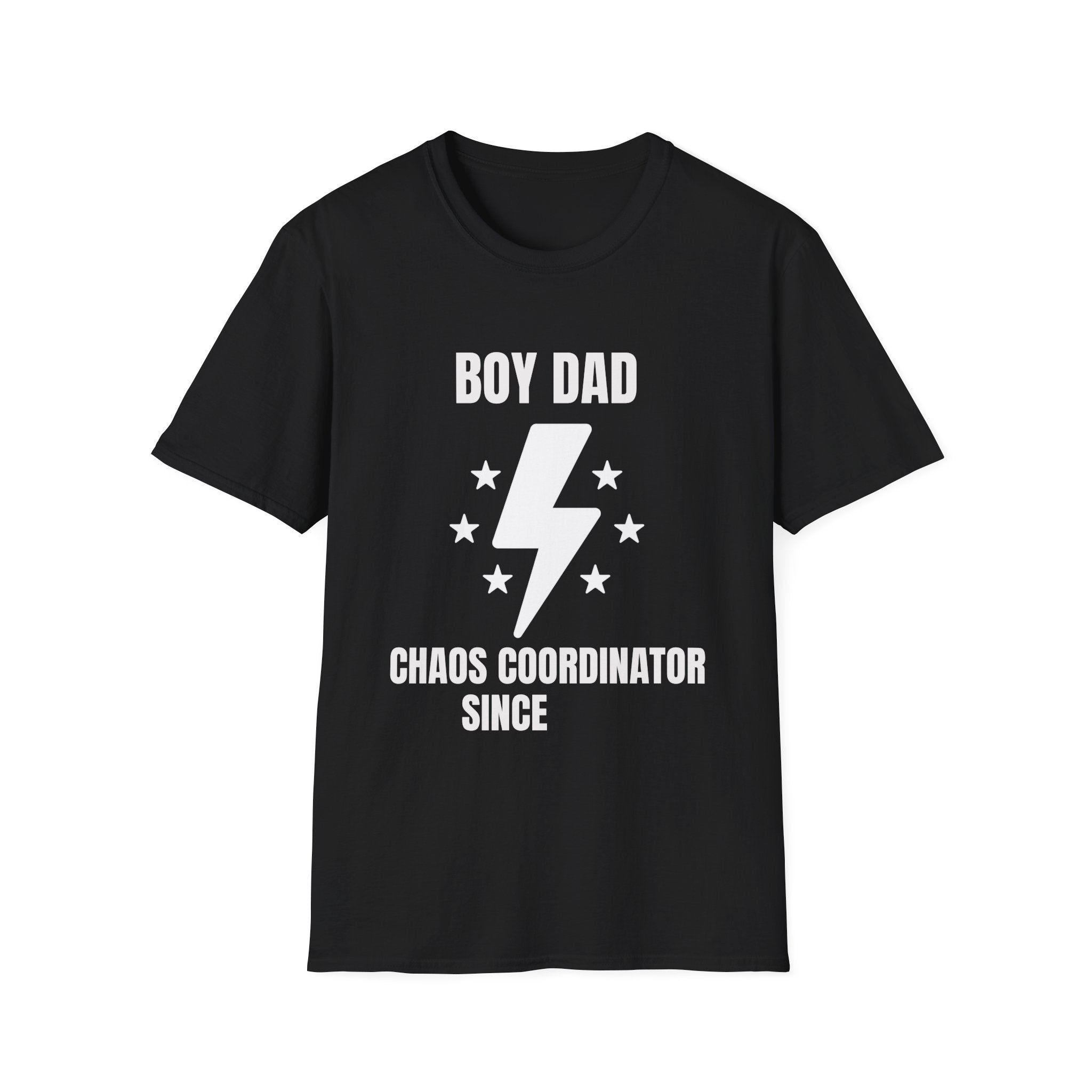 Boy Dad Chaos Coordinator T-Shirt — Funny Father's Day Gift Tee