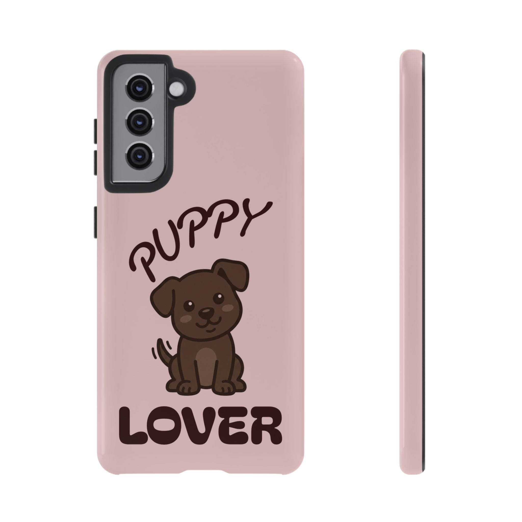Puppy Lover Phone Case — Cute Brown Puppy Tough Phone Cover