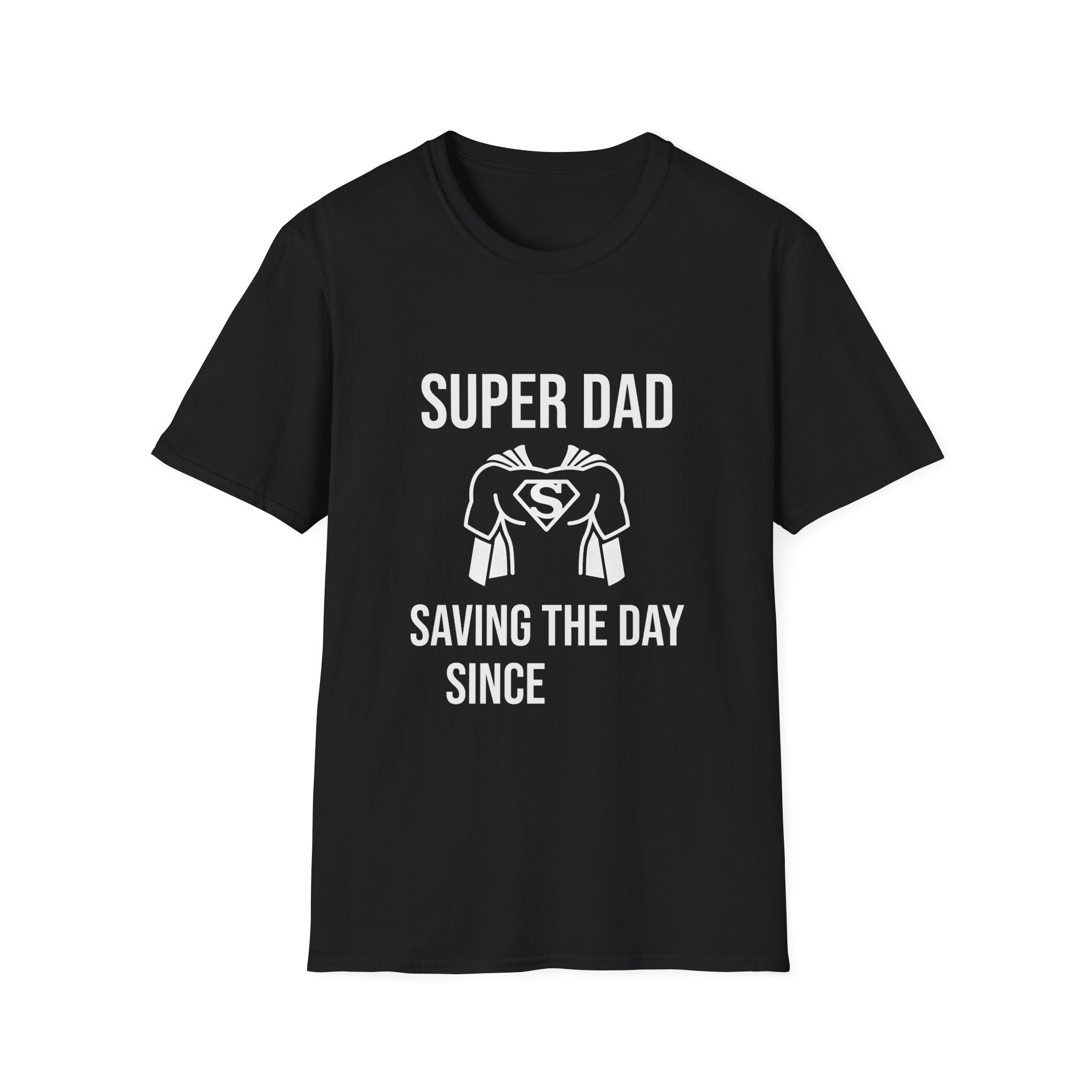 Super Dad T-Shirt — 'Super Dad' Saving the Day Graphic Tee for Fathers, Father’s Day Gift