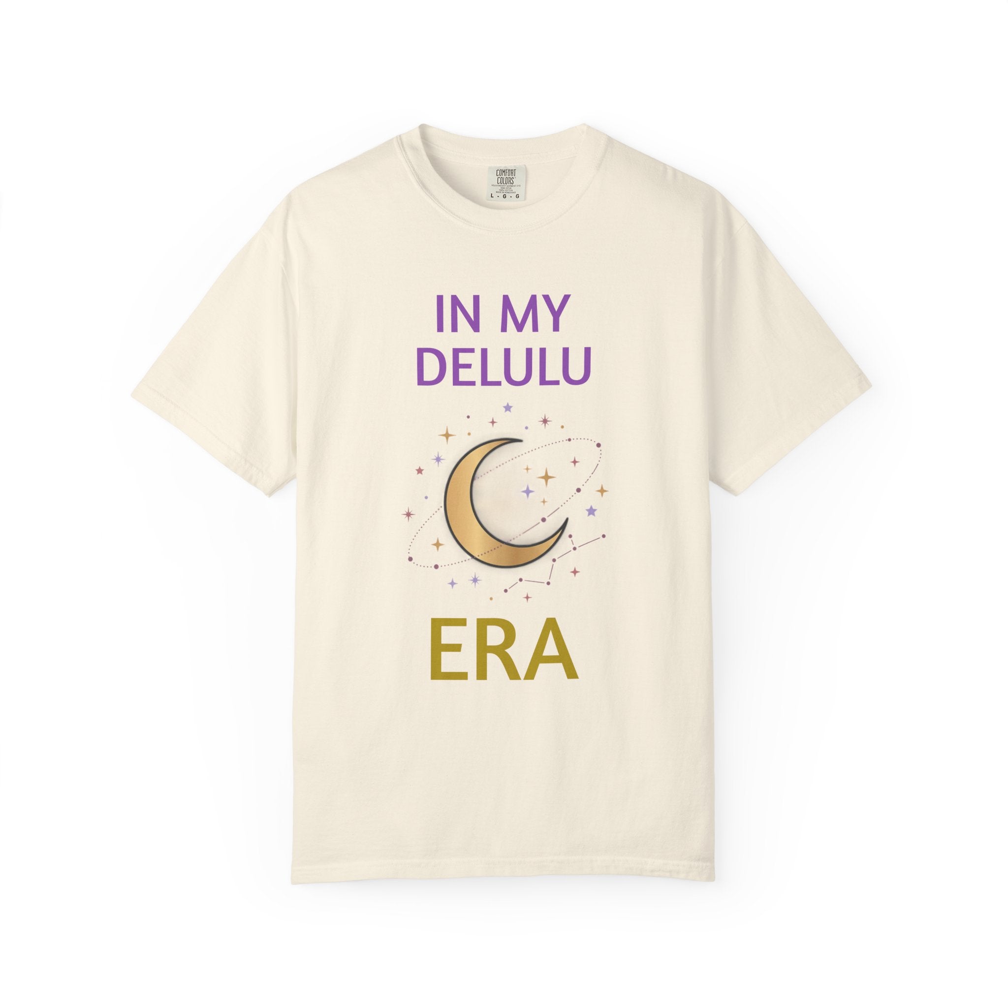 In My Delulu Era T-Shirt — Moon & Stars Graphic Tee