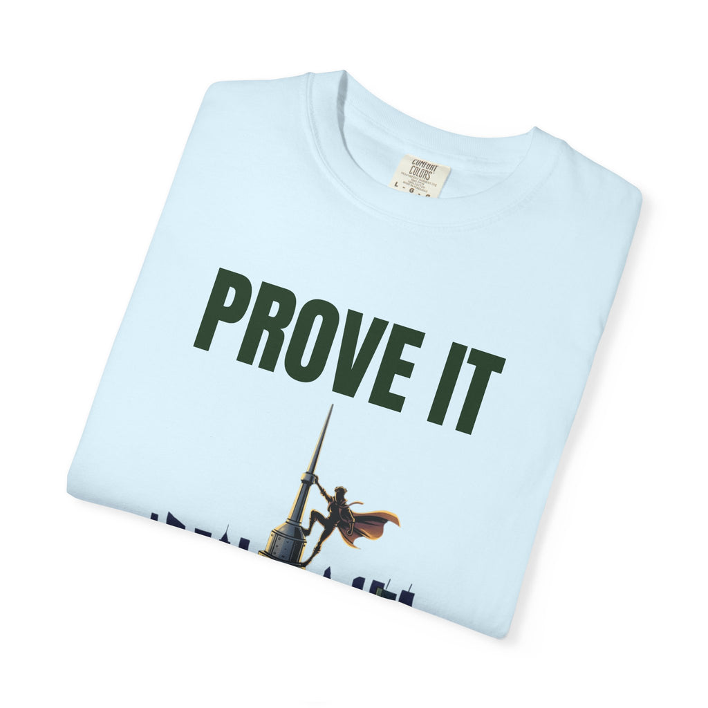 Prove It T‑Shirt — Parkour Rooftop Silhouette Graphic Tee