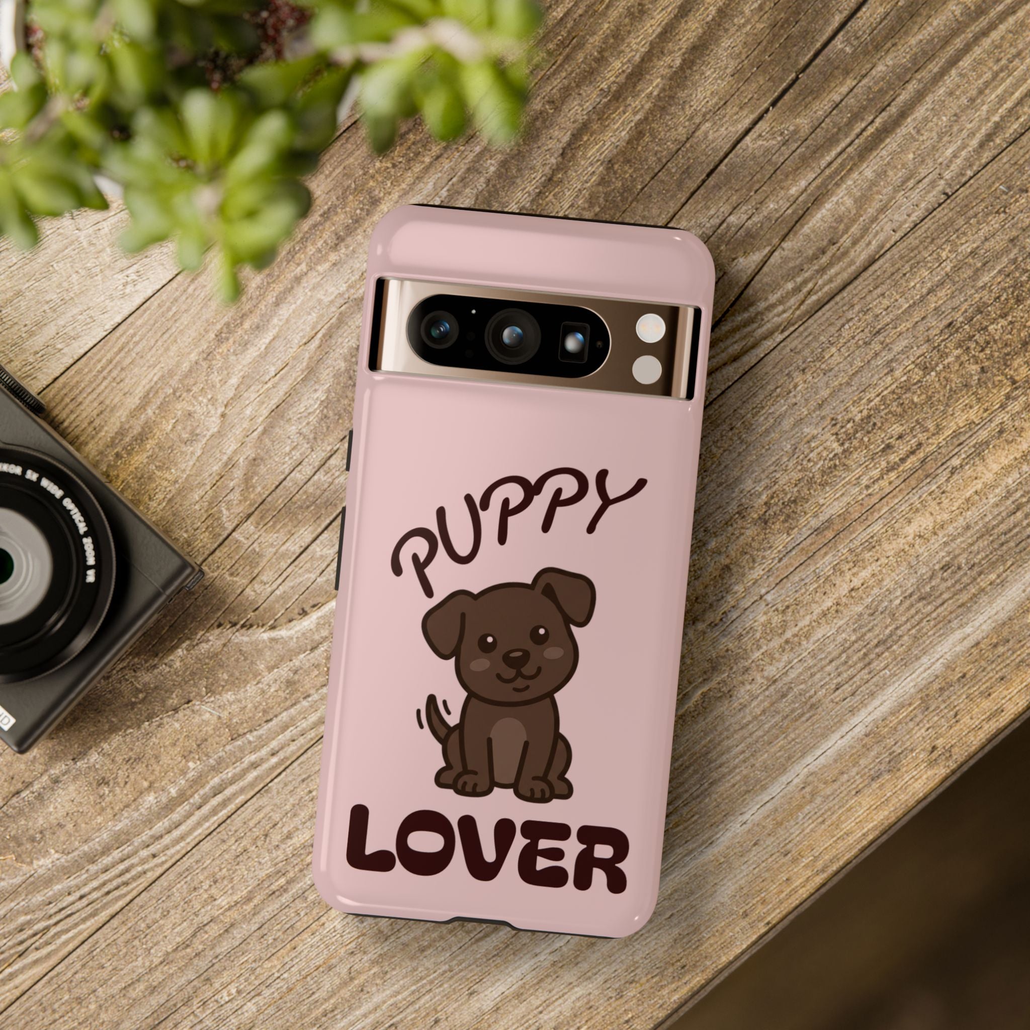 Puppy Lover Phone Case — Cute Brown Puppy Tough Phone Cover