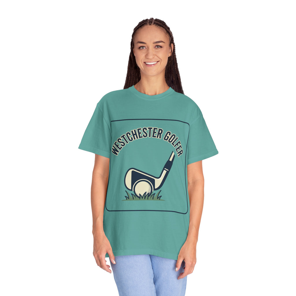 Westchester Golfer T-Shirt — Retro Golf Club & Tee Graphic