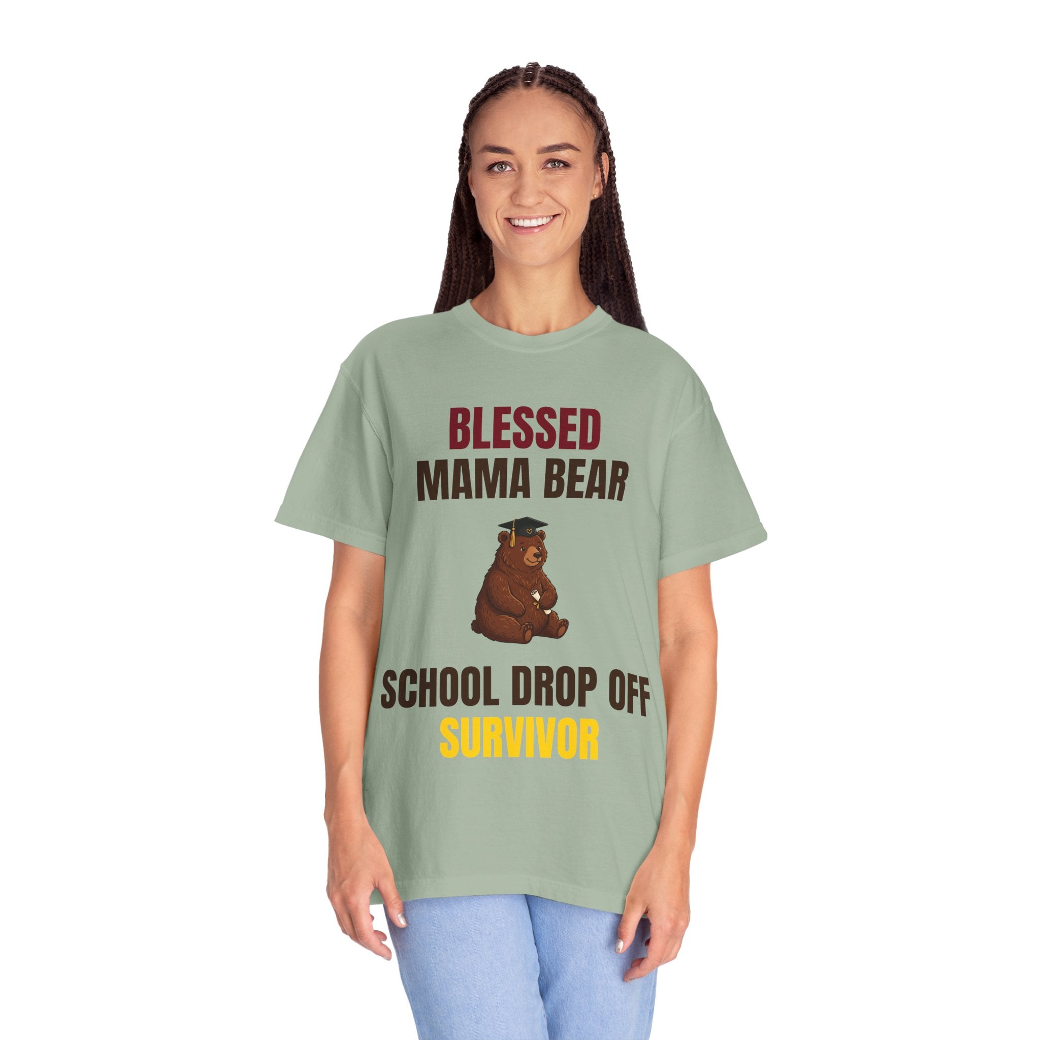 Mama Bear "School Drop Off Survivor" T-Shirt