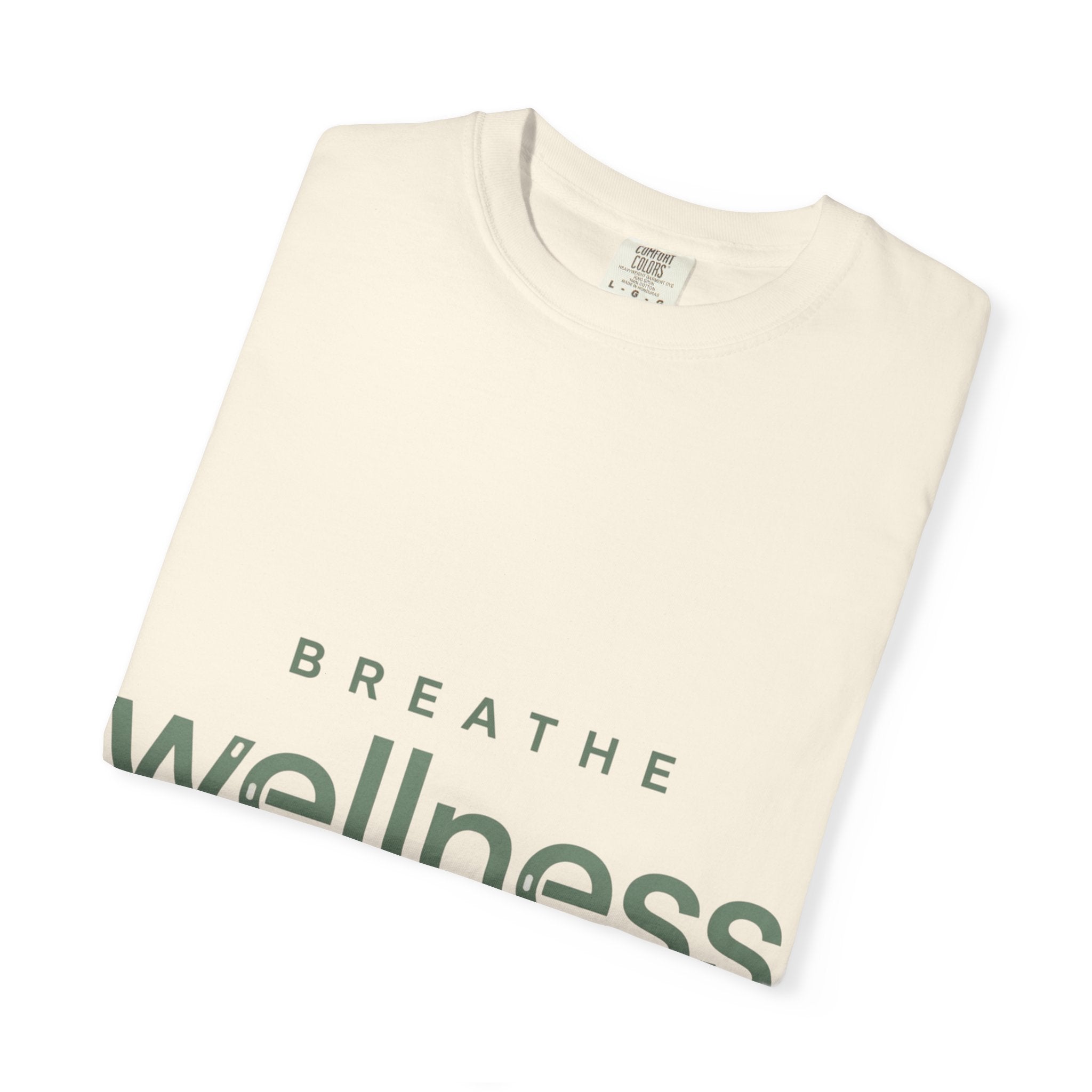 Wellness Breath T-Shirt — "Breathe Wellness" Mindful Graphic Tee