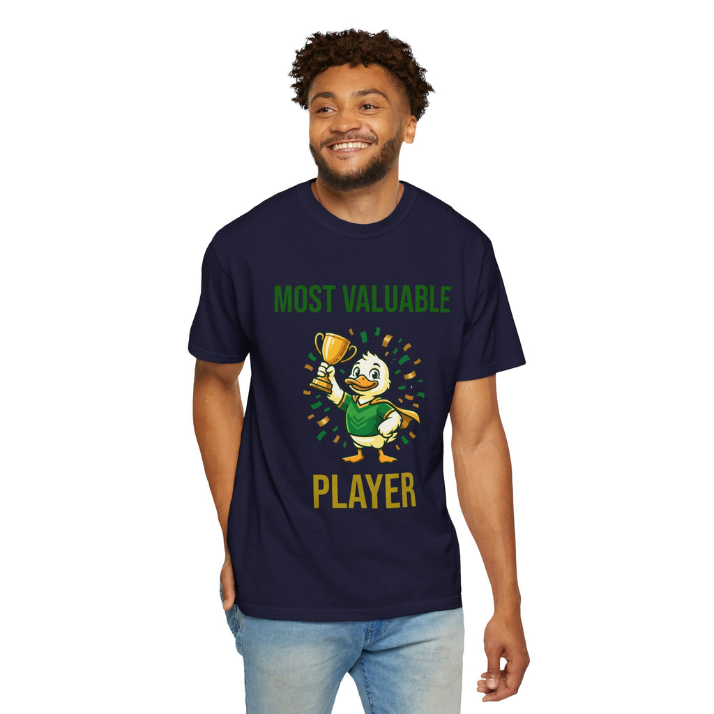 MVP Duck T‑Shirt — "Most Valuable Player" Cute Trophy Cartoon Tee
