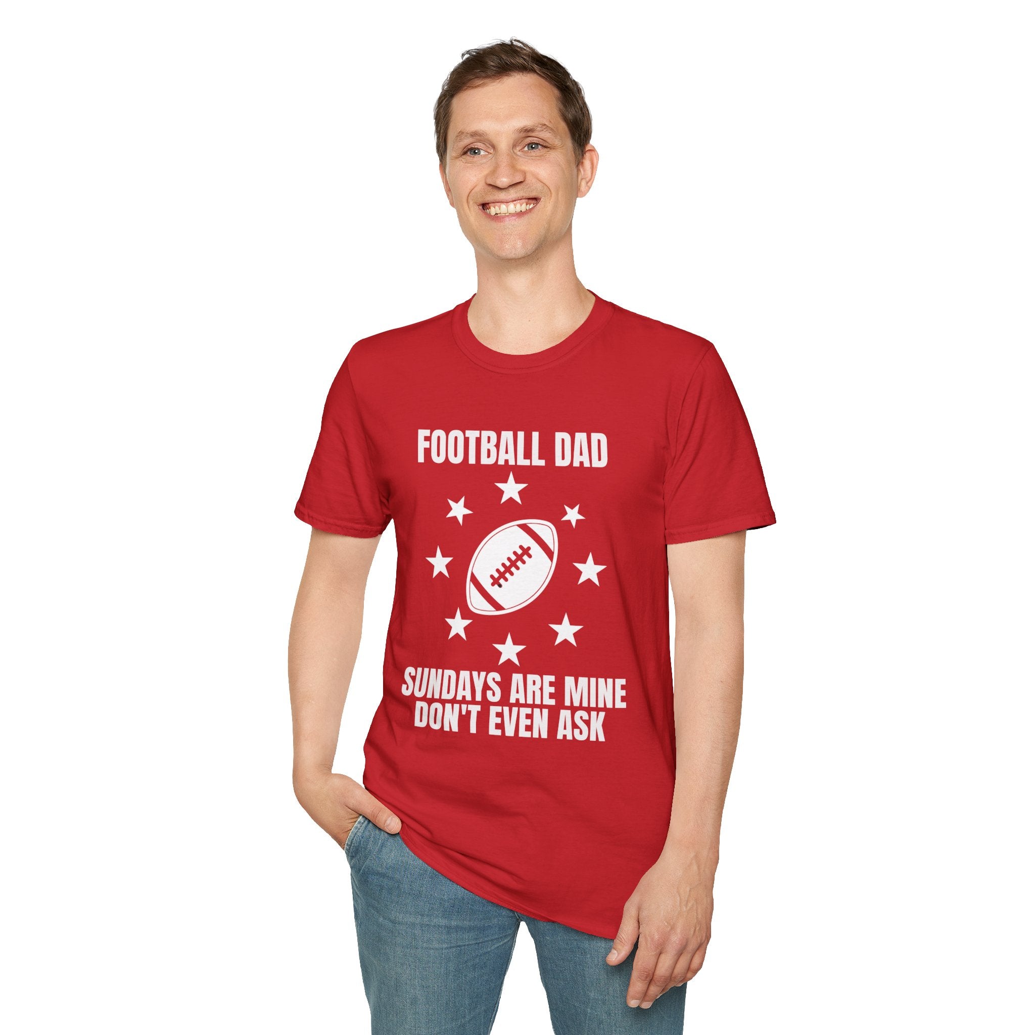 Football Dad T-Shirt — Funny Father's Day Football Fan Gift Tee