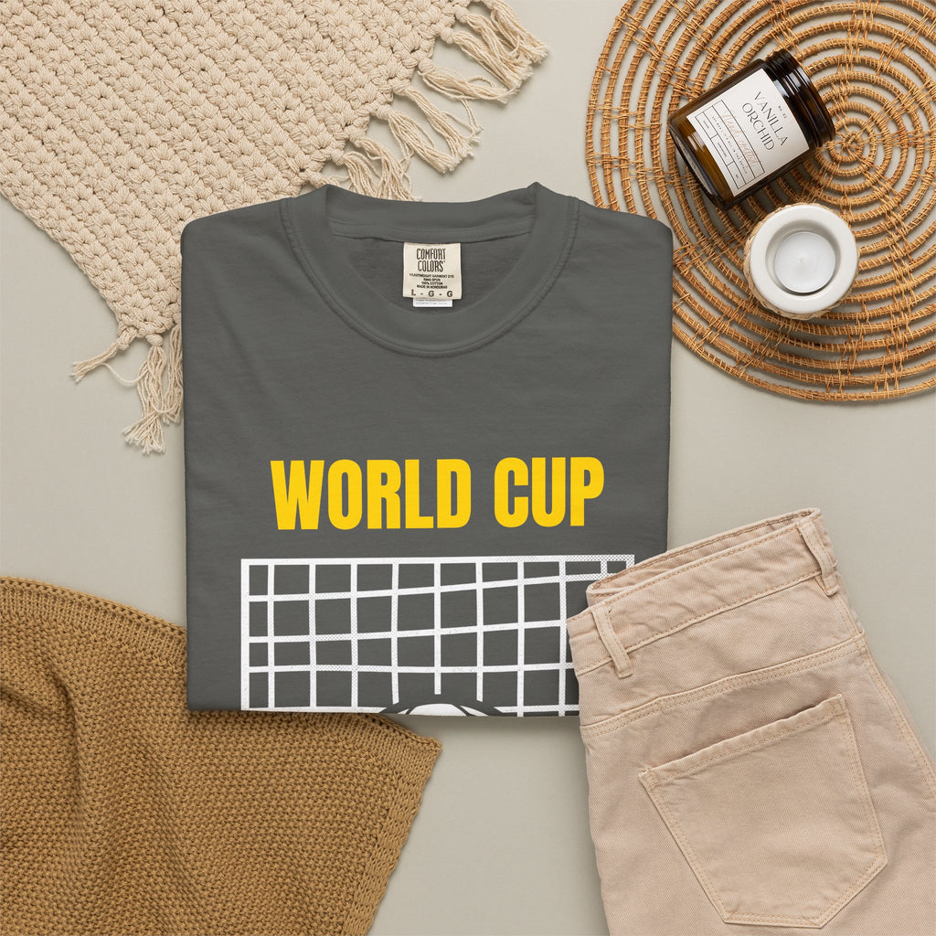 World Cup Goals T-Shirt – Soccer Goal Net & Ball Tee