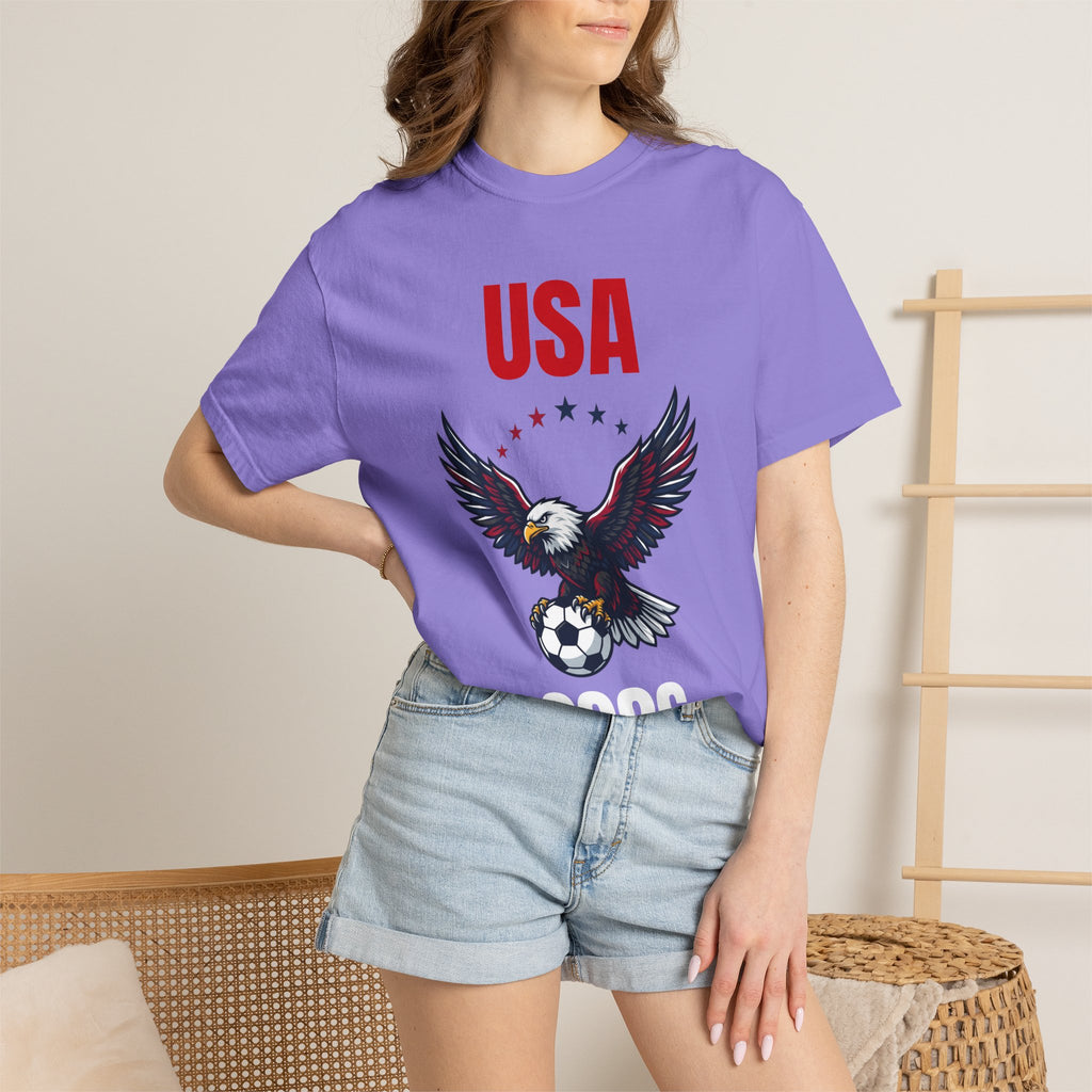 USA 2026 Eagle Soccer T-Shirt — Patriotic Men’s Women’s Team Fan Tee