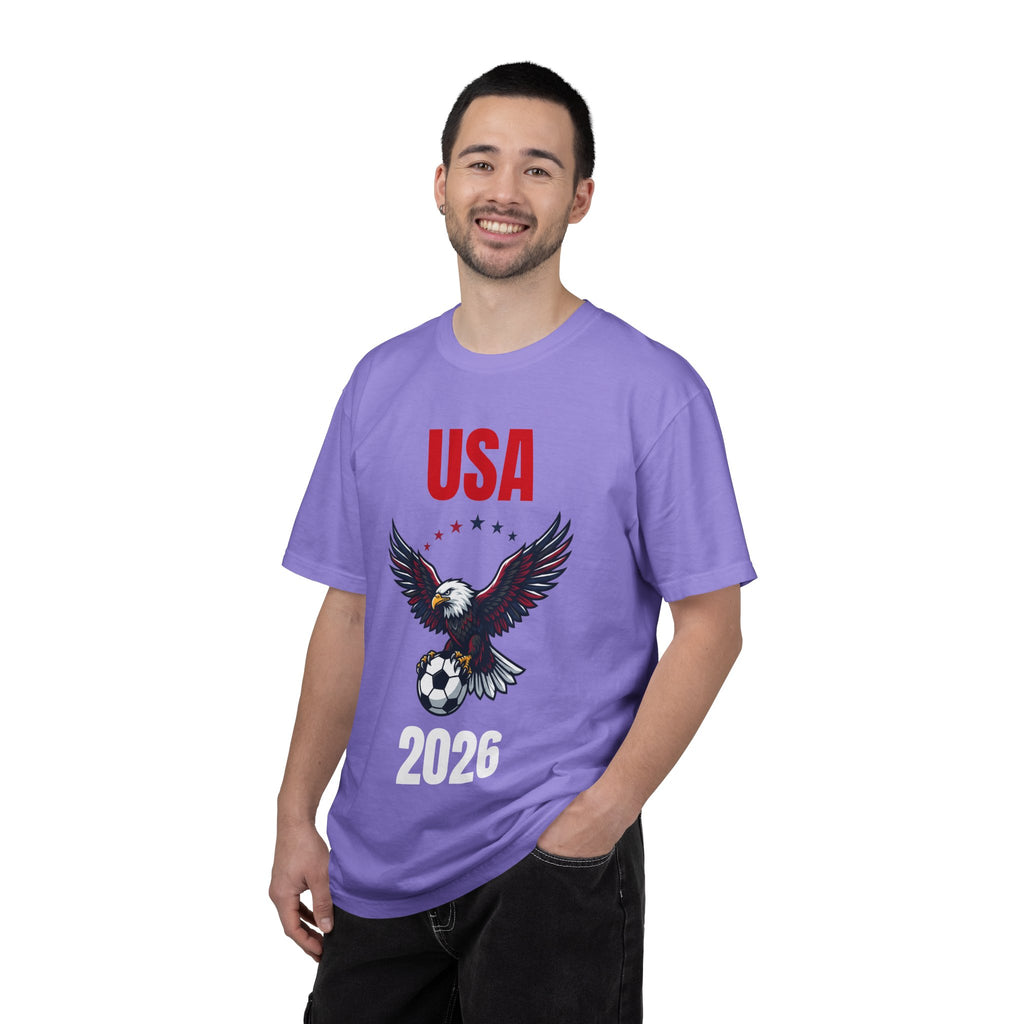 USA 2026 Eagle Soccer T-Shirt — Patriotic Men’s Women’s Team Fan Tee