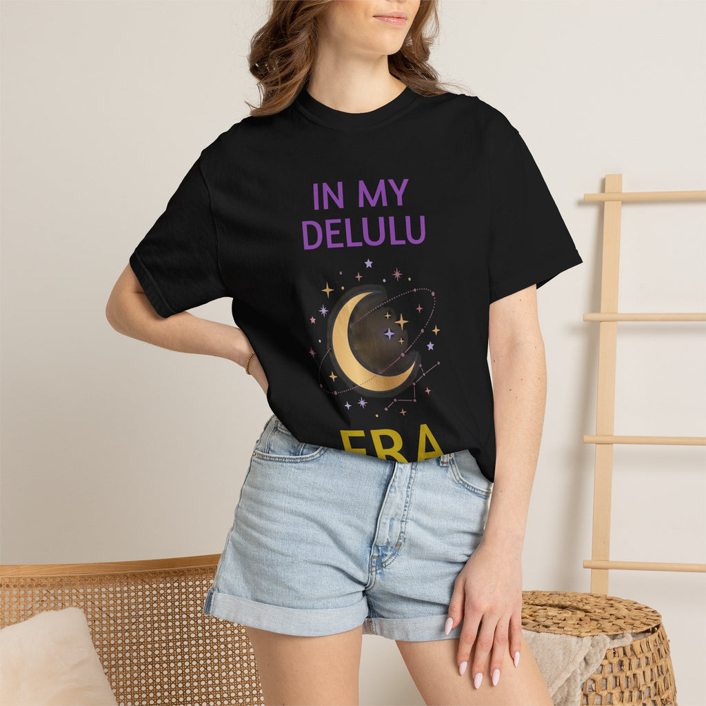 In My Delulu Era T-Shirt — Moon & Stars Graphic Tee