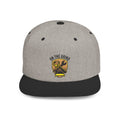 Snapback Hat — "On The Grind" Vintage Tool Crest Flat Bill Cap