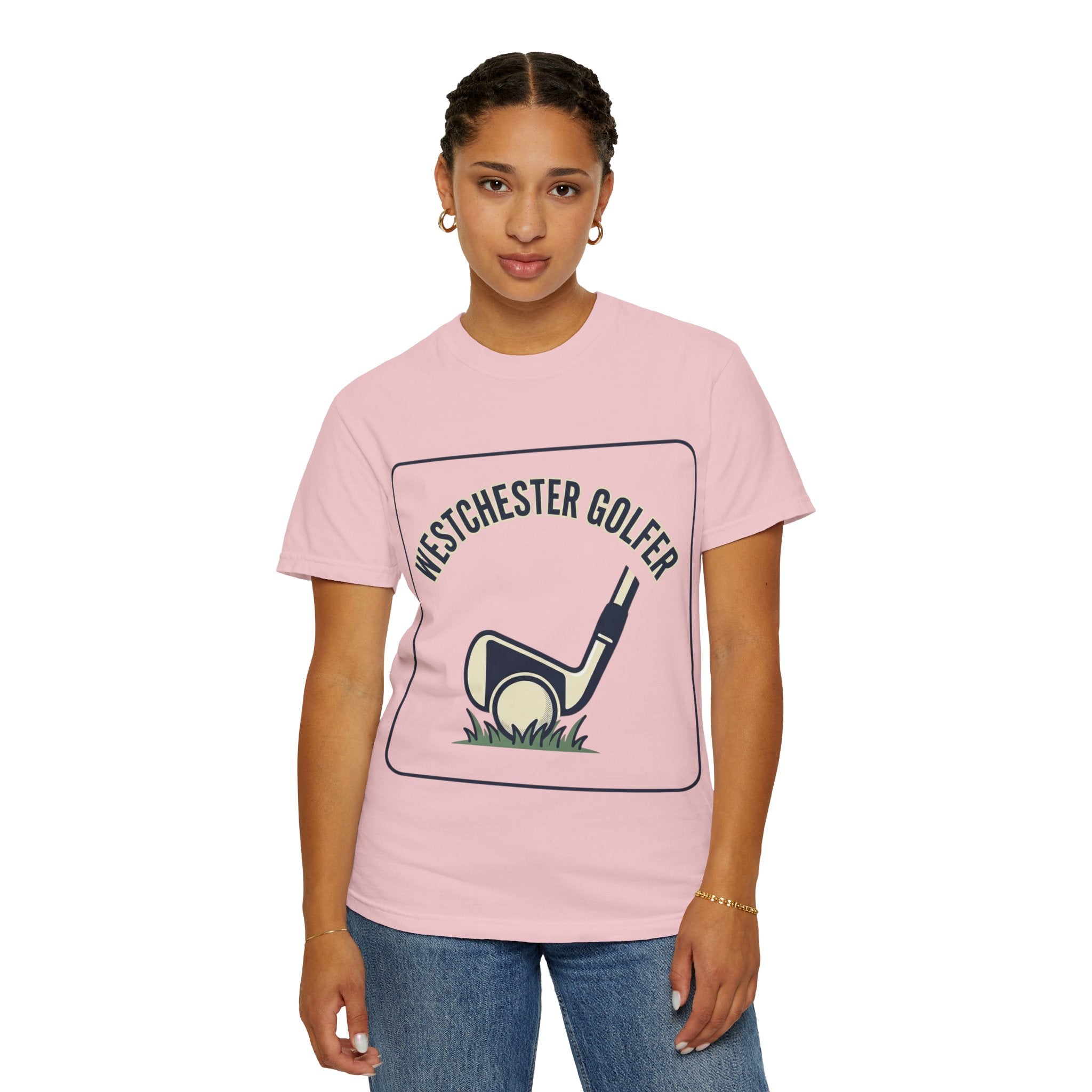 Westchester Golfer T-Shirt — Retro Golf Club & Tee Graphic