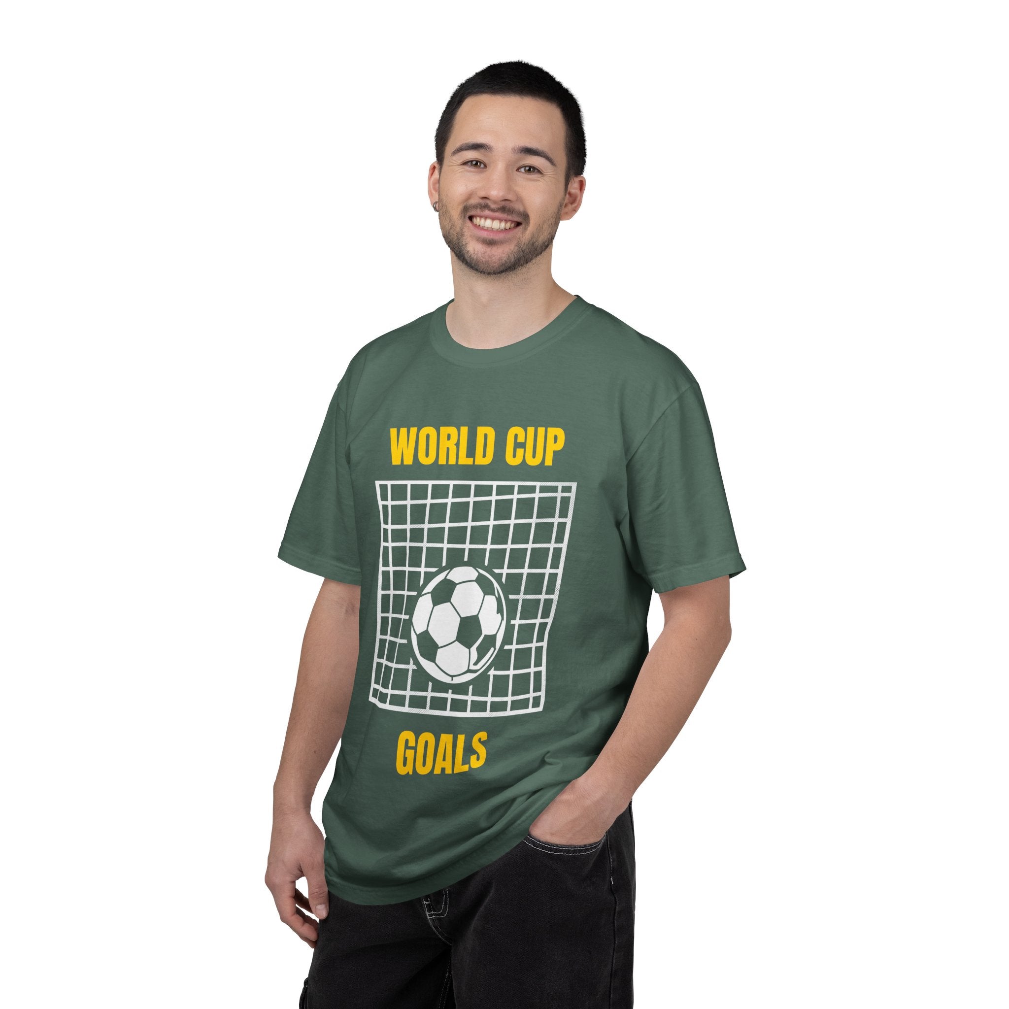 World Cup Goals T-Shirt – Soccer Goal Net & Ball Tee