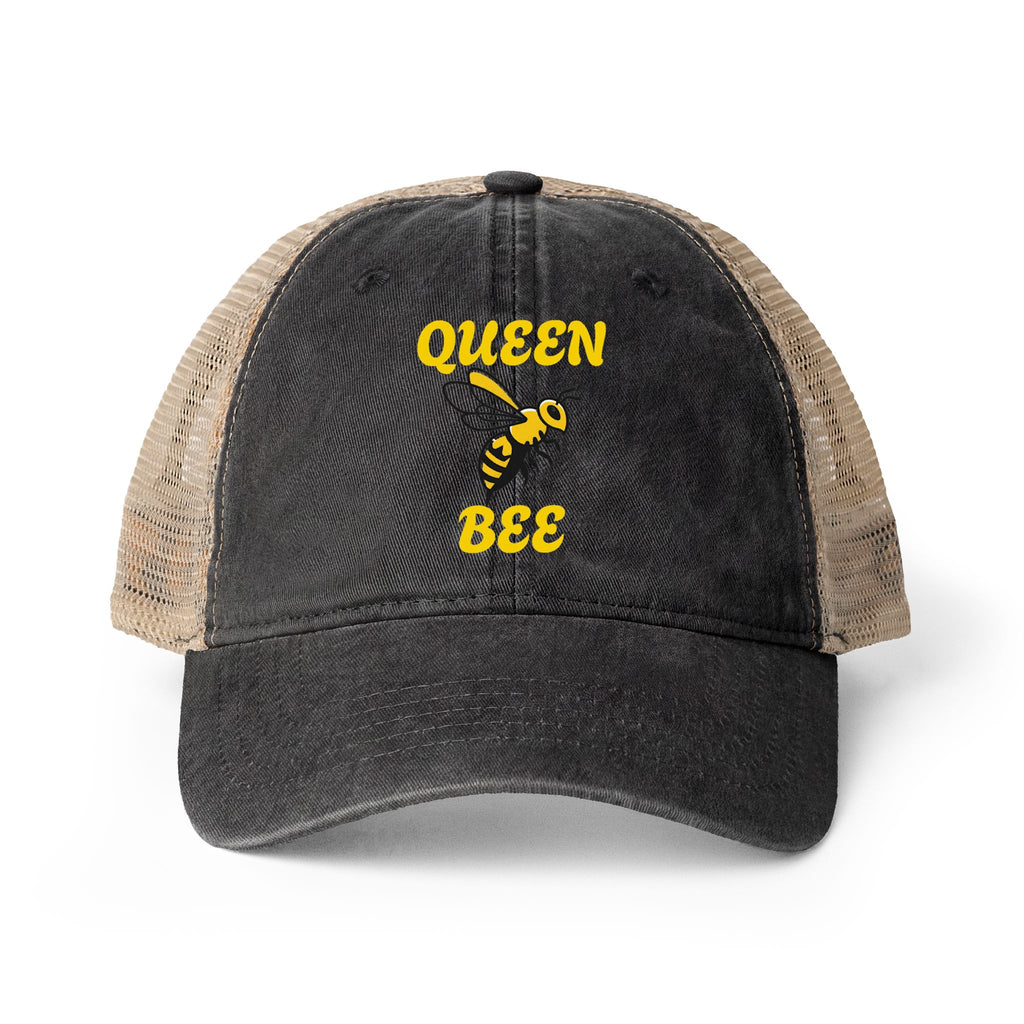Queen Bee Energy Women's Washed Mesh-Back Cap