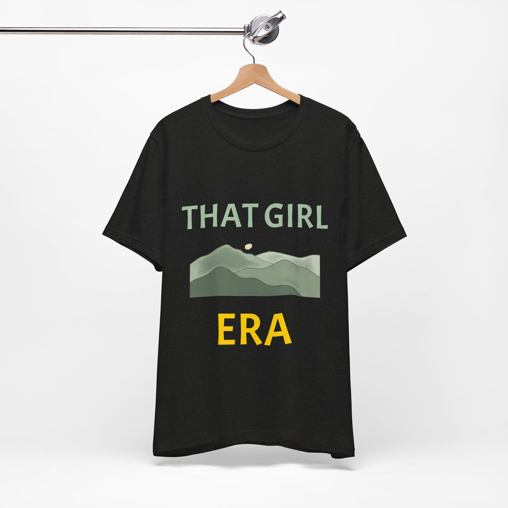 That Girl Era T-Shirt – Retro Mountain Graphic Tee for Empowered Women