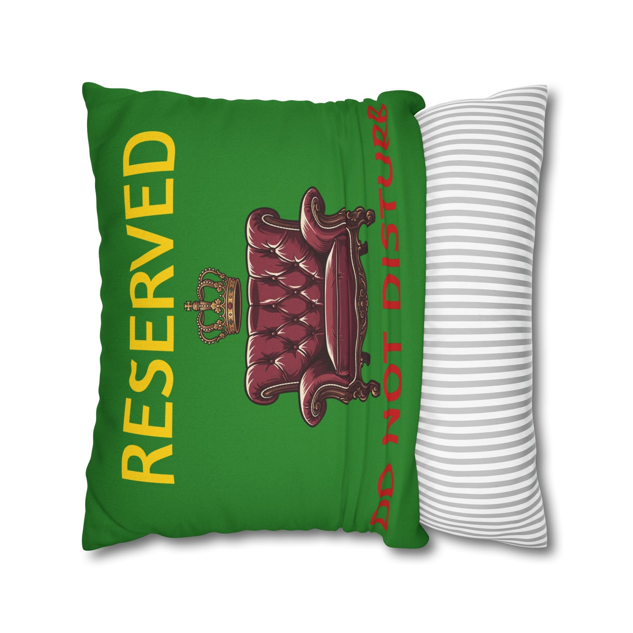 Reserved Dad's Spot Pillowcase — 'Dad's Spot' Decorative Throw Pillowcase