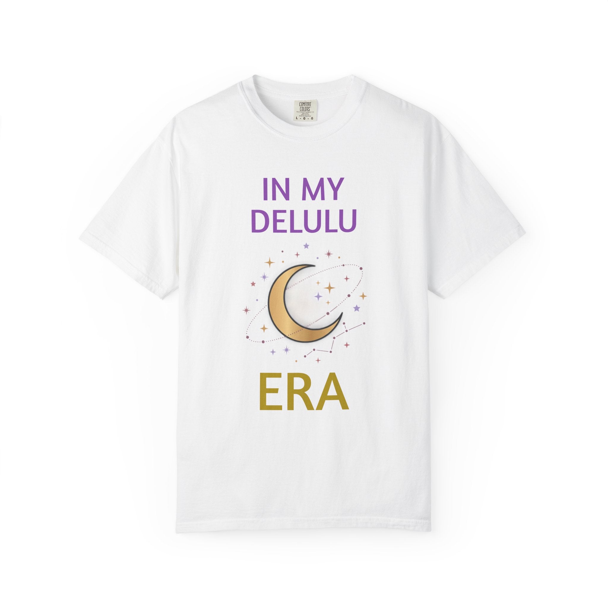 In My Delulu Era T-Shirt — Moon & Stars Graphic Tee