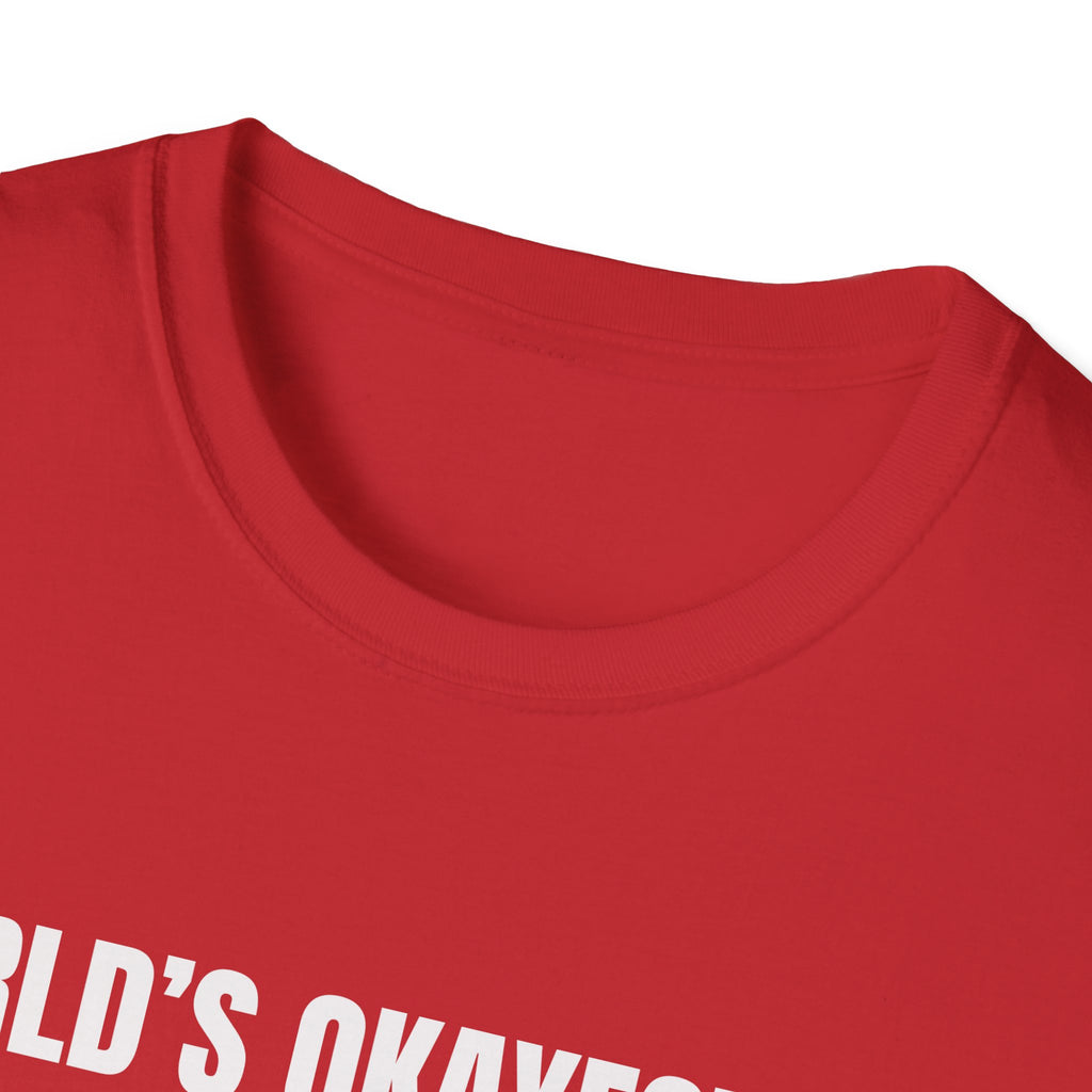 World's Okayest Dad T-Shirt — Funny Personalized Father's Day Gift Tee