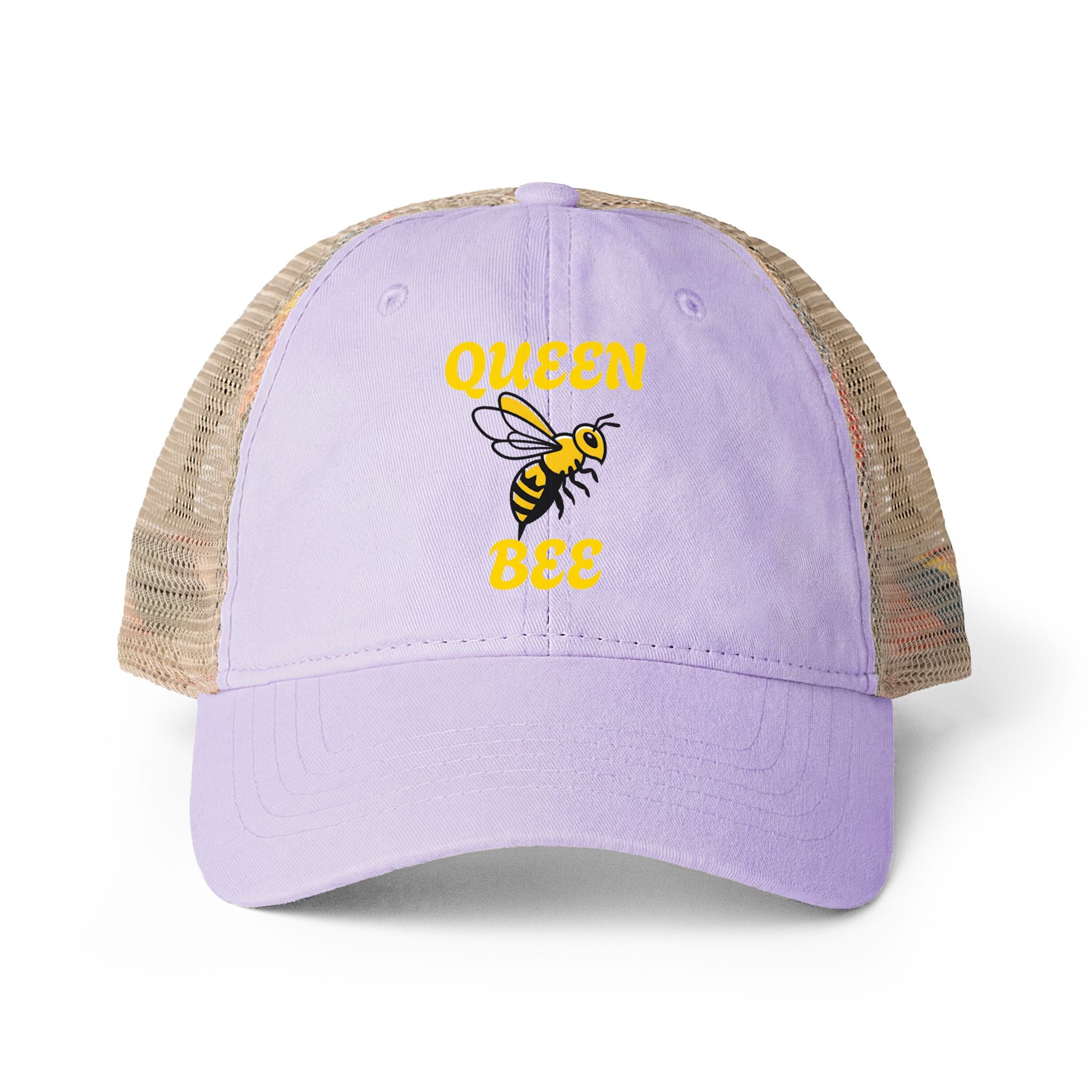 Queen Bee Energy Women's Washed Mesh-Back Cap