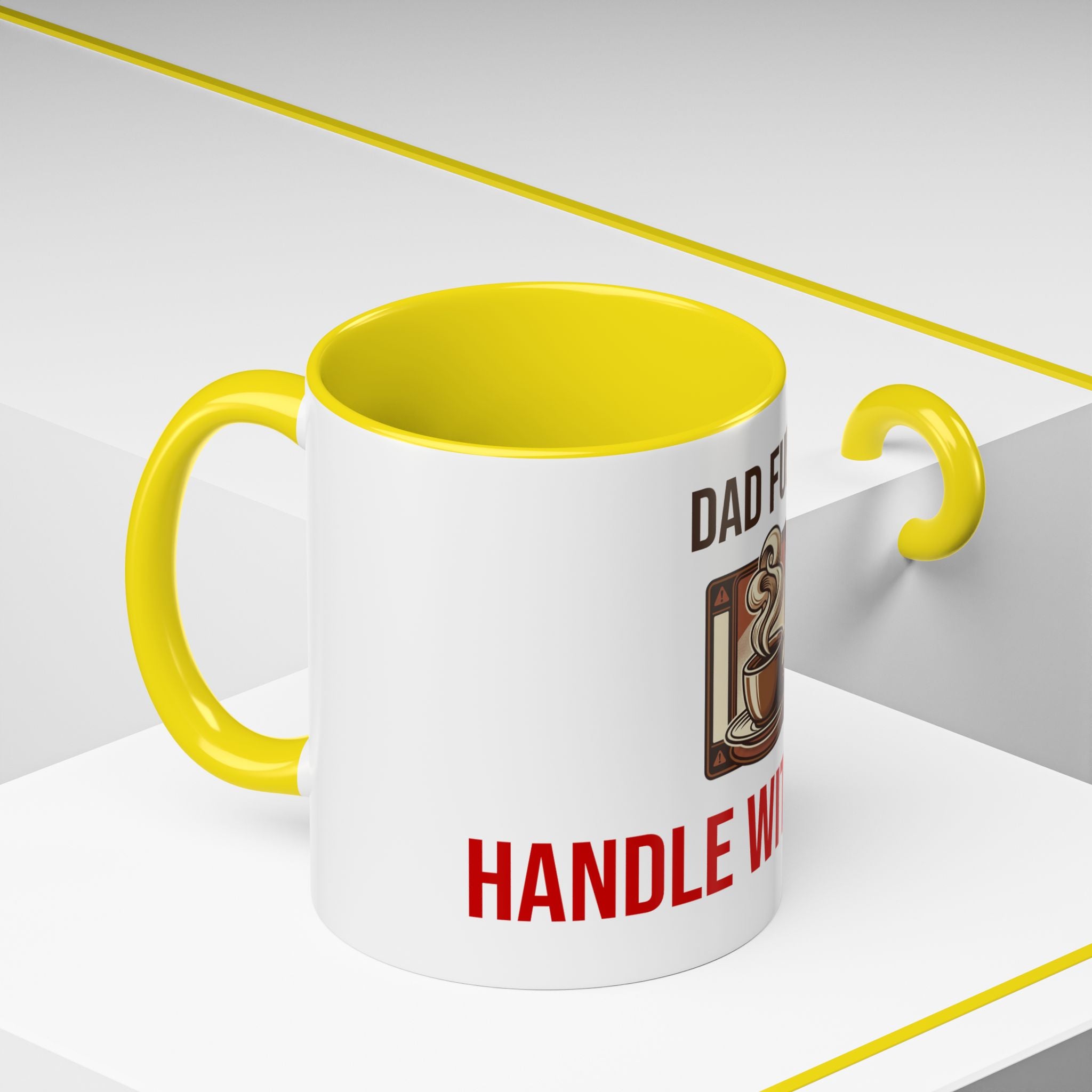Dad Fuel Coffee Mug — Funny Father's Day Gift Mug Handle With Care 11oz or 15oz
