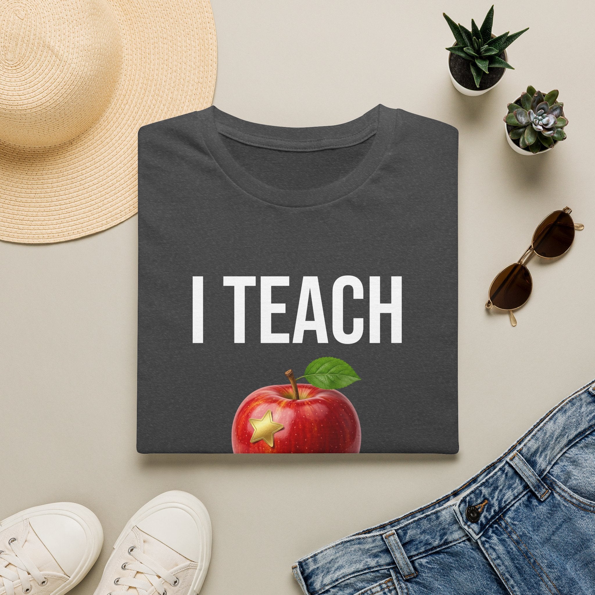 I Teach What's Your Superpower T-Shirt — Funny Teacher Gift Back To School Tee