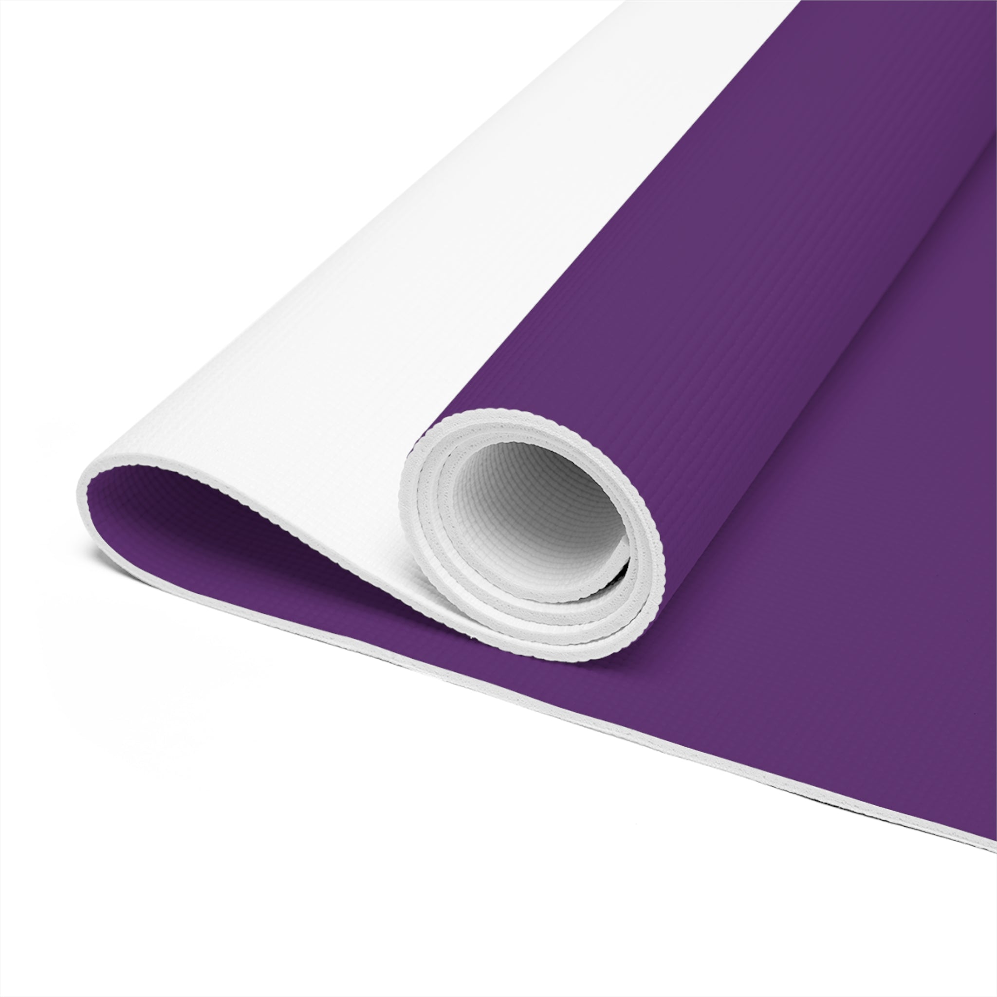 Foam Yoga Mat — "Hi Haters" Purple Yoga Mat, "I'm Busy Finding My Zen" Fitness & Meditation Mat