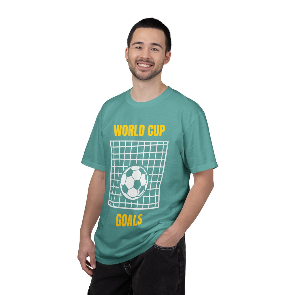 World Cup Goals T-Shirt – Soccer Goal Net & Ball Tee