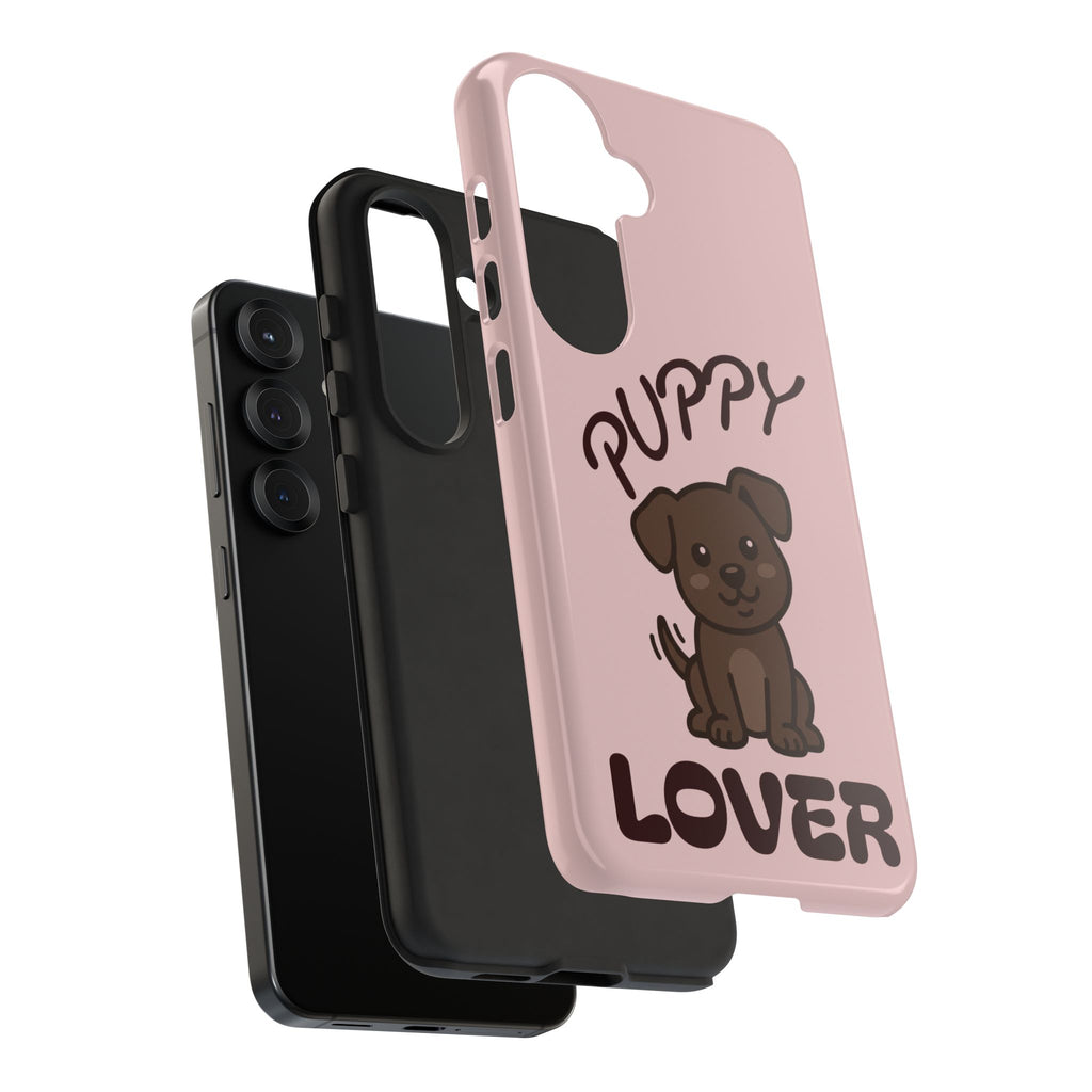 Puppy Lover Phone Case — Cute Brown Puppy Tough Phone Cover