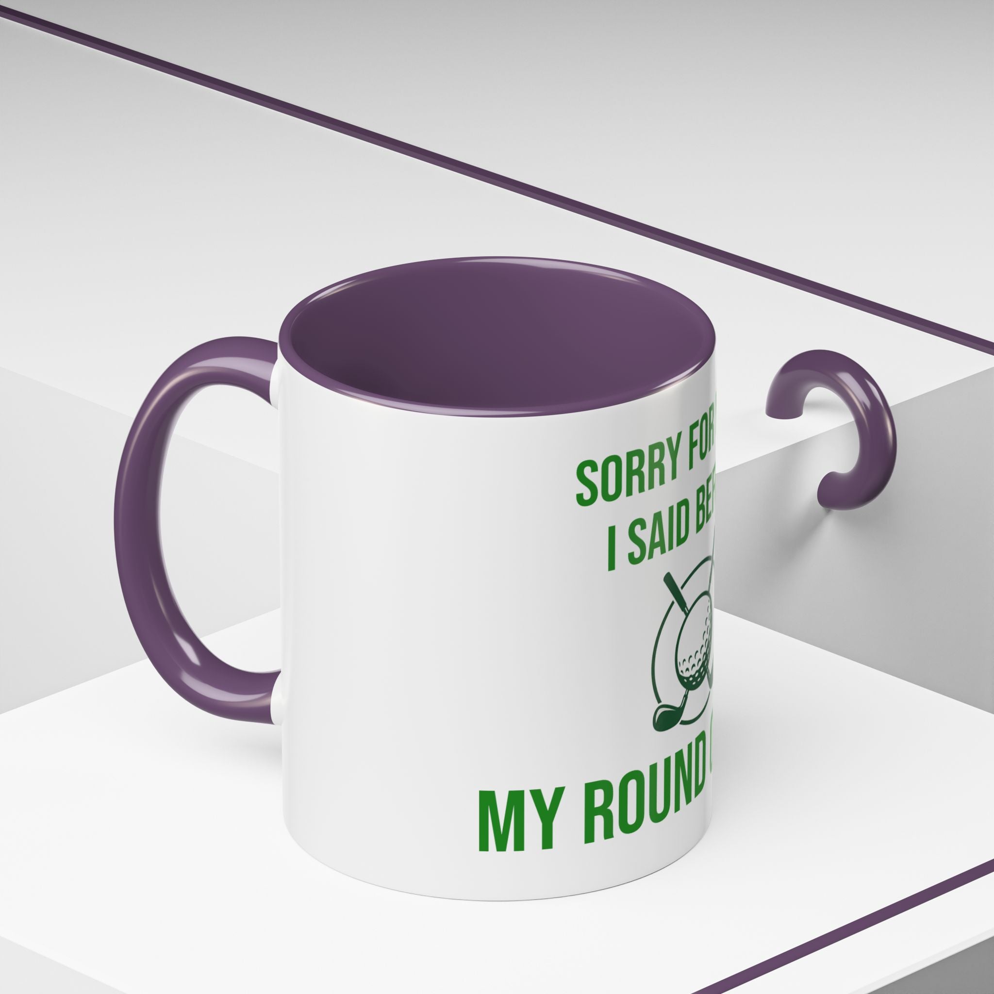 Sorry For What I Said Before My Golf Game Coffee Mug — Funny Golfing Dad Father's Day Gift