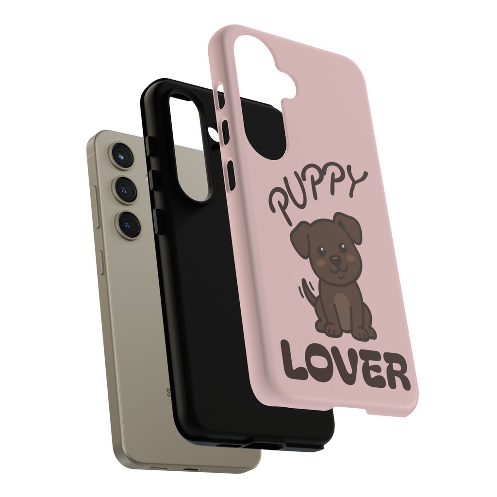 Puppy Lover Phone Case — Cute Brown Puppy Tough Phone Cover