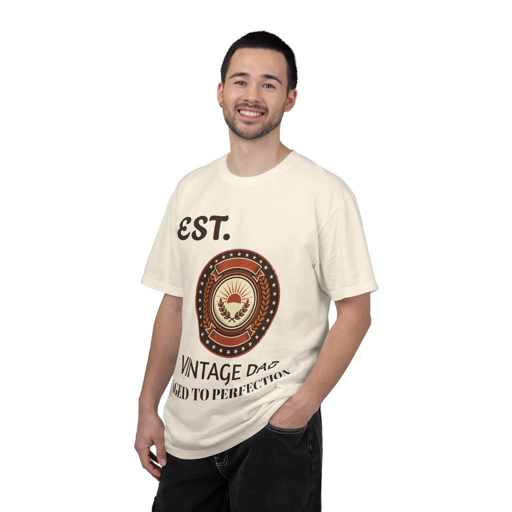 Vintage Dad Est. Year T-Shirt — Retro Father's Day Gift Aged To Perfection Tee