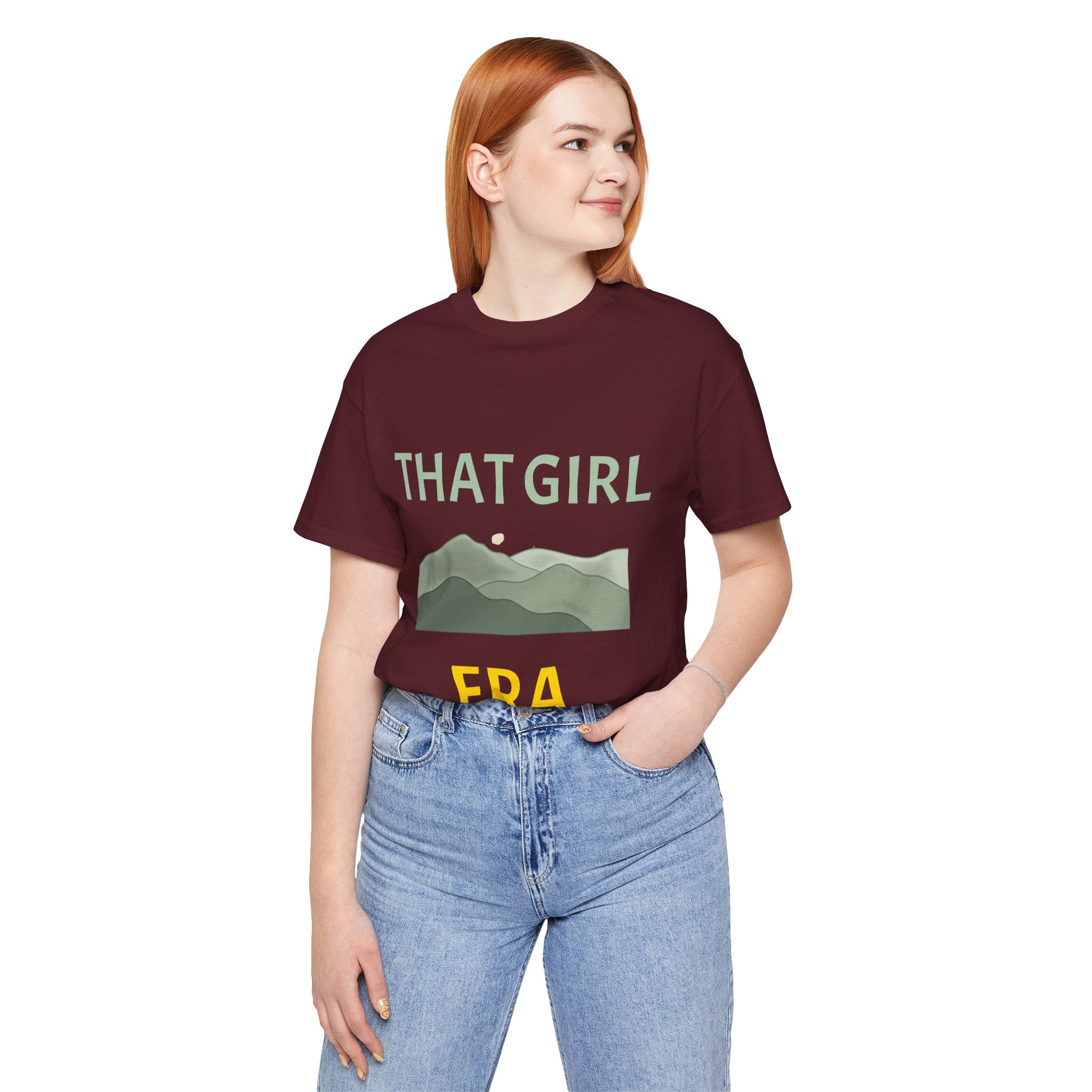 That Girl Era T-Shirt – Retro Mountain Graphic Tee for Empowered Women