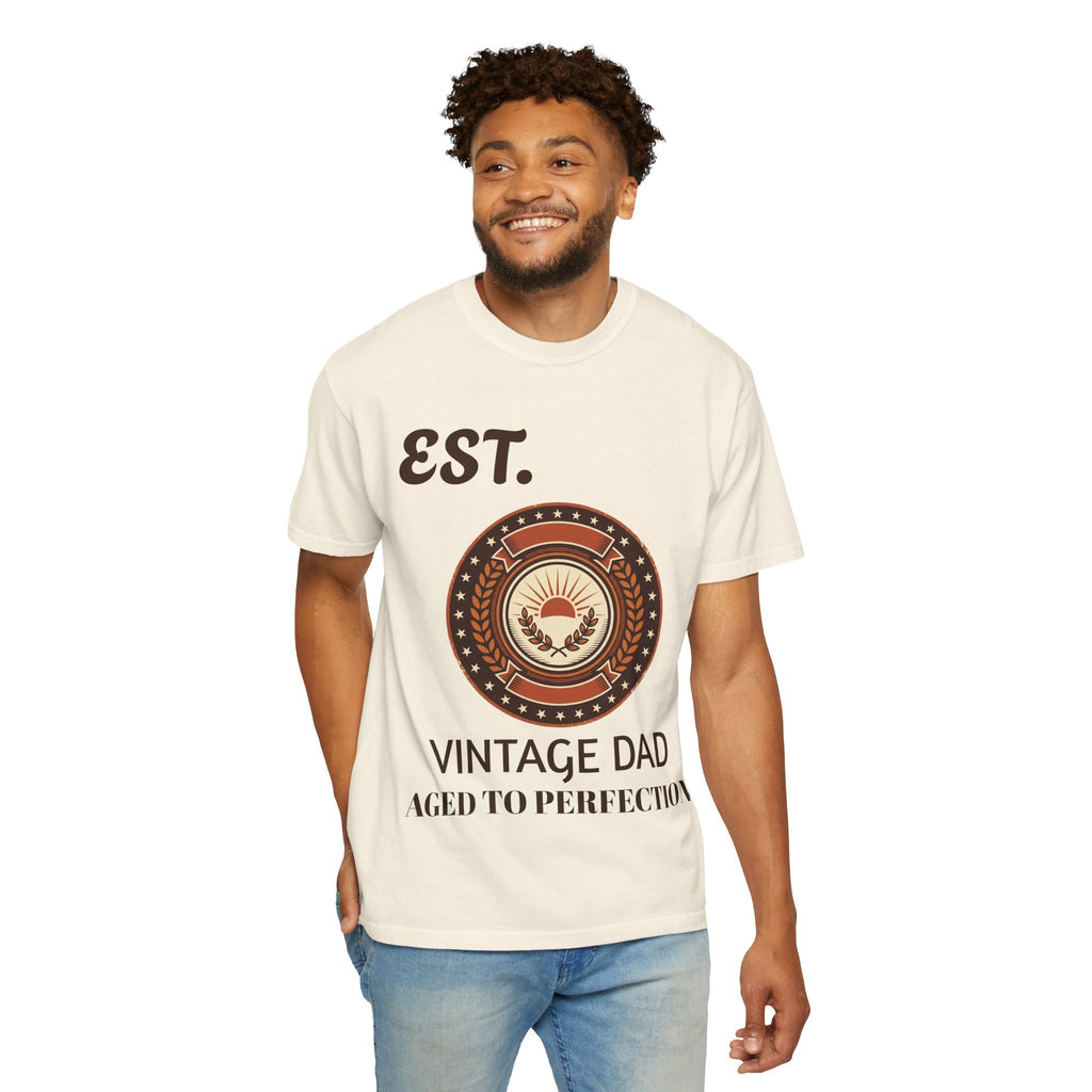 Vintage Dad Est. Year T-Shirt — Retro Father's Day Gift Aged To Perfection Tee